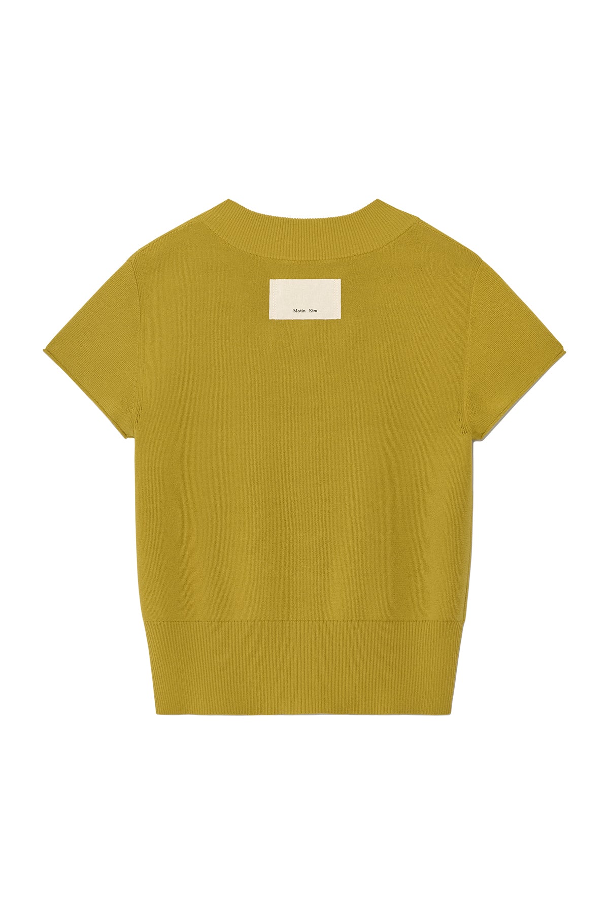 Matin Kim - Pocket Point Half Cardigan (Olive) product image 2 | TRAB K-Fashion Australia
