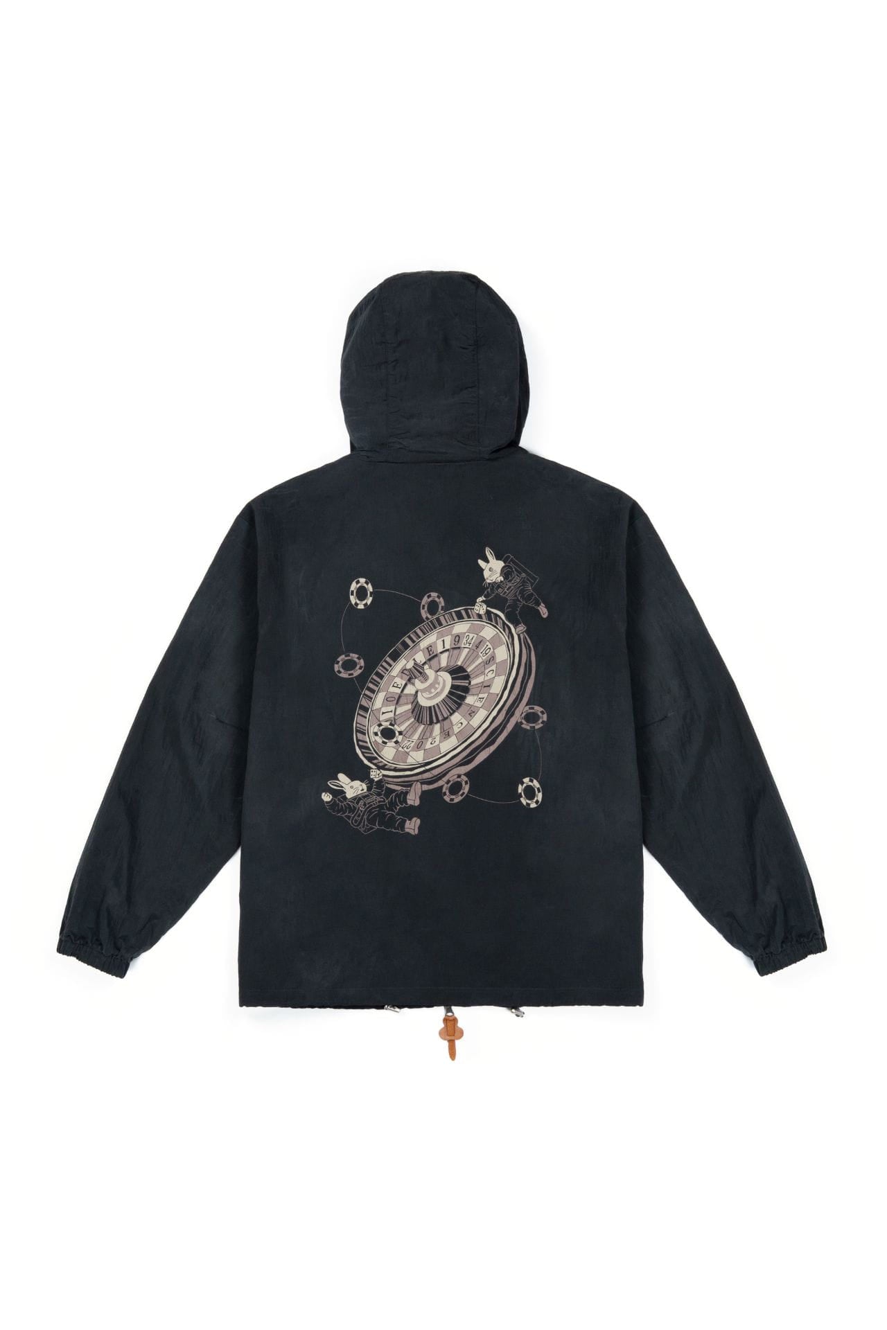Ioedle - Zero Gravity Casino Windbreaker (Black) product image 3 | TRAB K-Fashion Australia