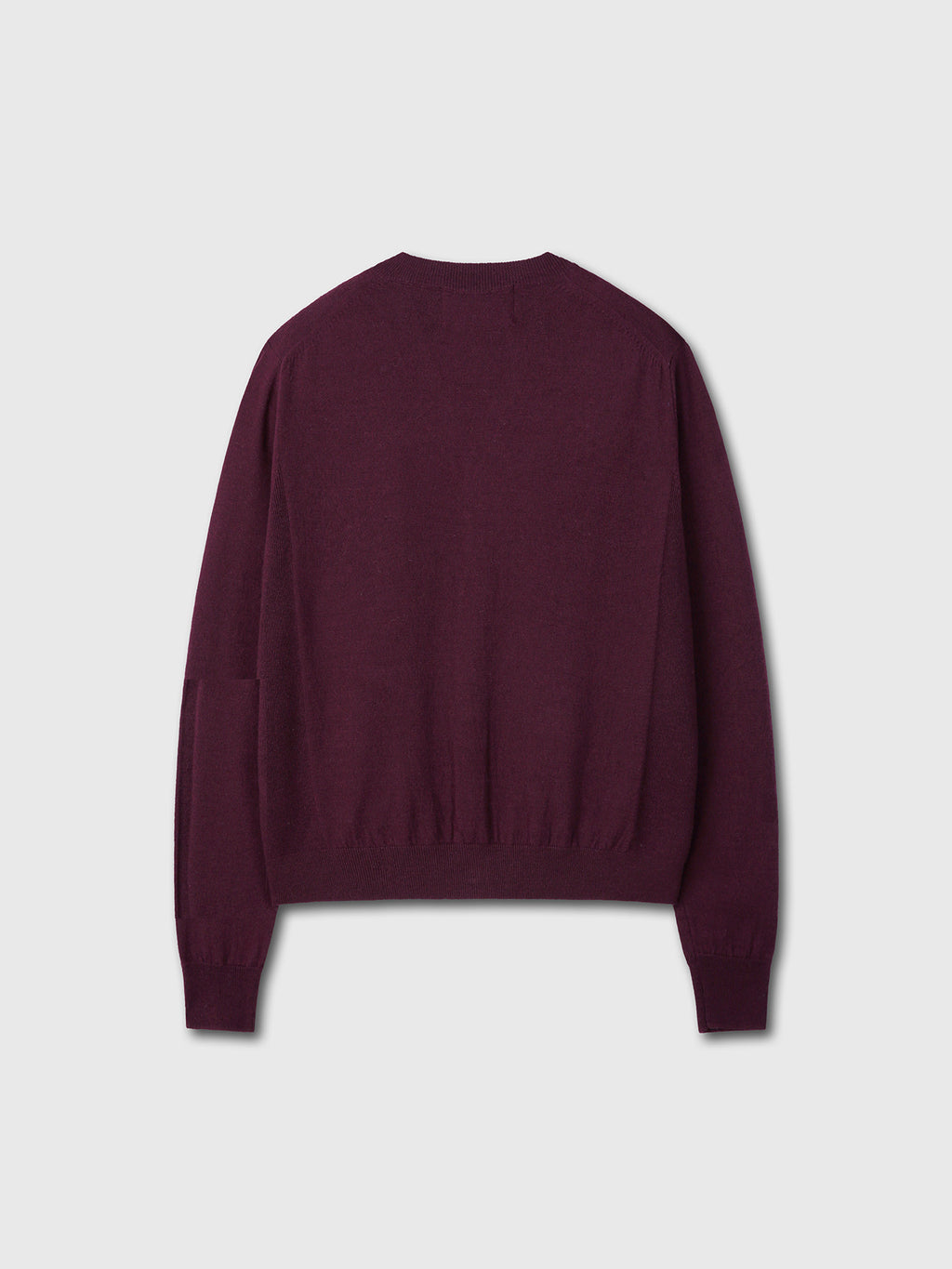 Tonywack - Super Fine Merino Wool Knit Cardigan (Burgundy) product image 10 | TRAB K-Fashion Australia