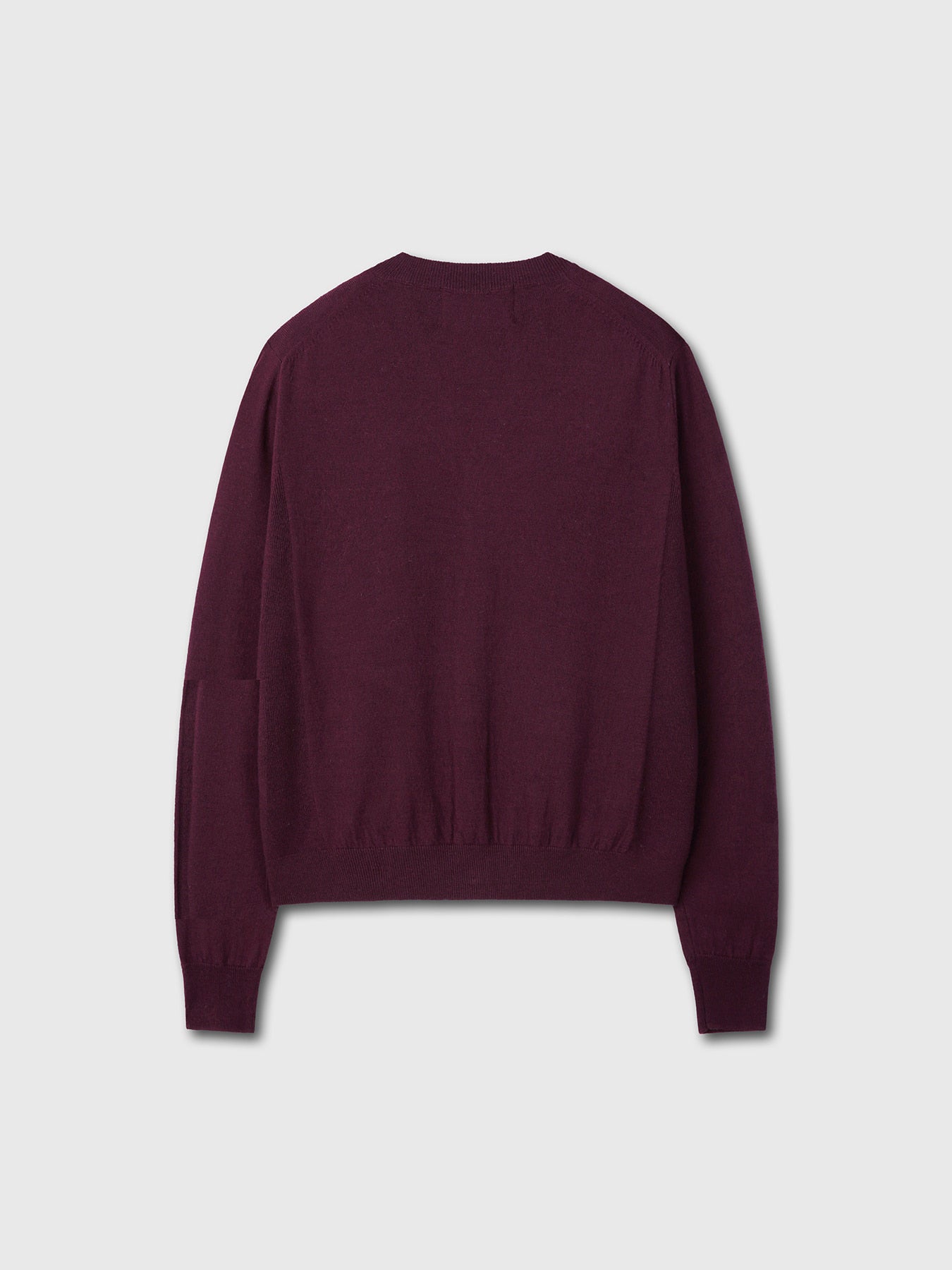 Tonywack - Super Fine Merino Wool Knit Cardigan (Burgundy) product image 10 | TRAB K-Fashion Australia