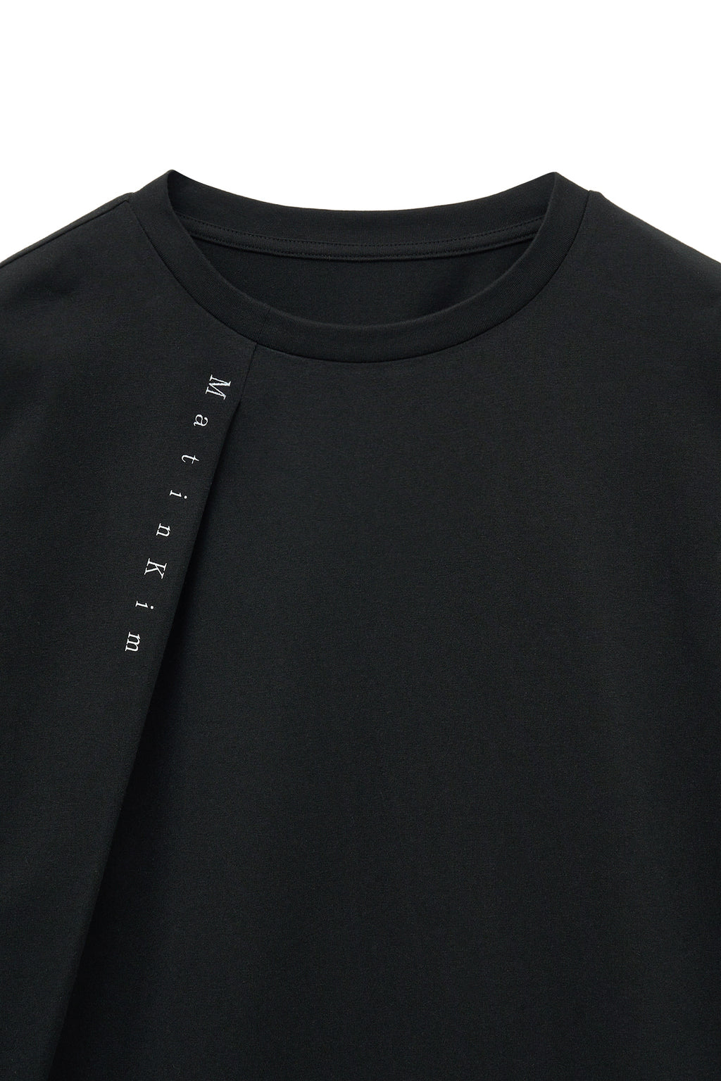 Matin Kim - Tuck Point Long Sleeve Top (Black) product image 3 | TRAB K-Fashion Australia