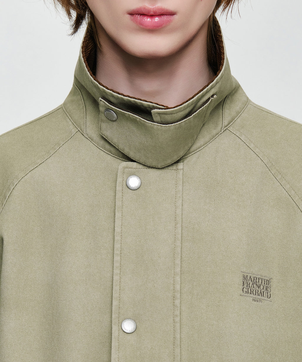 Marithe & Francois Girbaud - Cotton Work Jacket (Light Khaki) product image 4 | TRAB K-Fashion Australia
