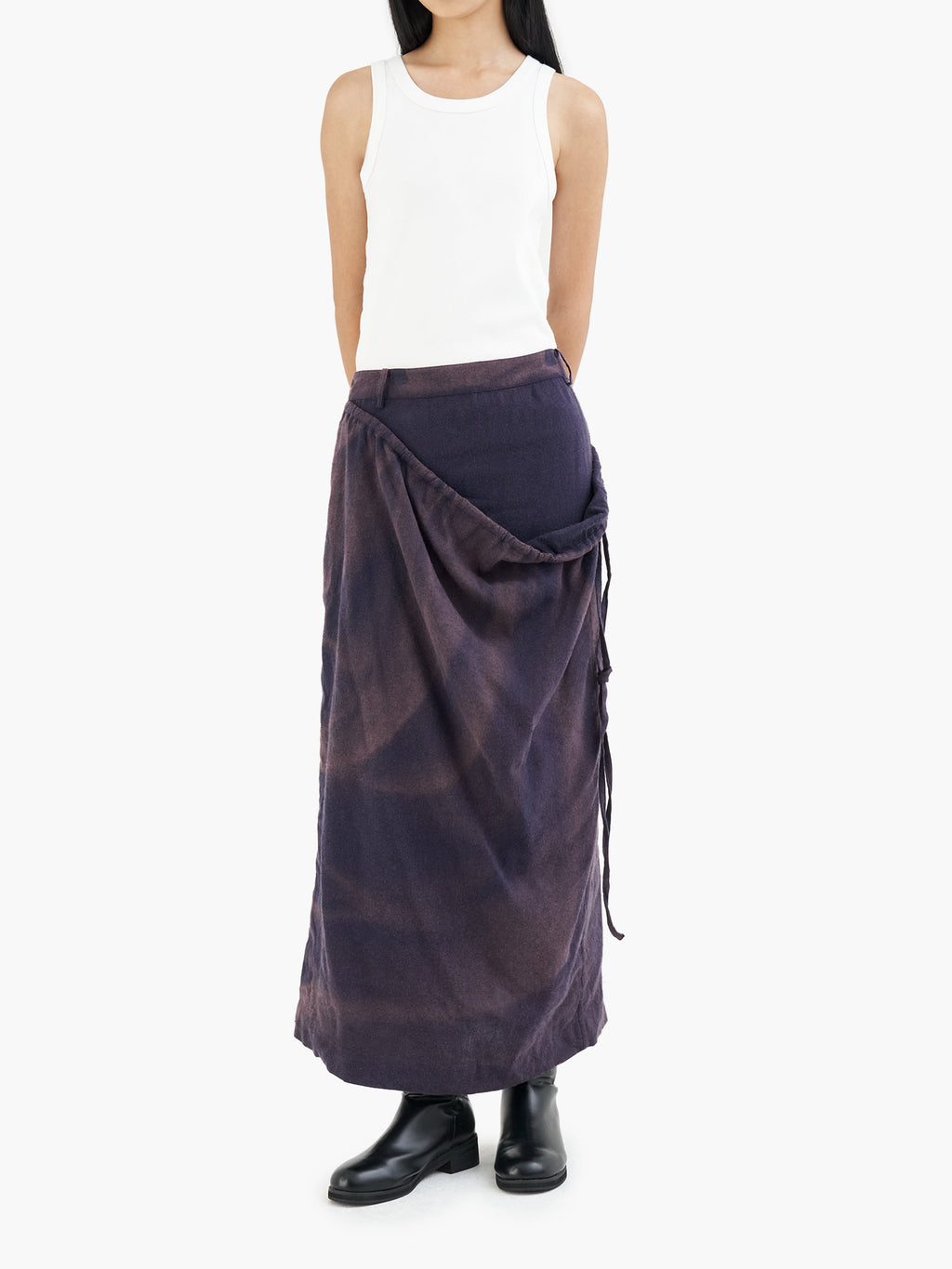 Jiyong Kim - Sun-Bleached Layered Skirt (Purple) product image 1 | TRAB K-Fashion Australia