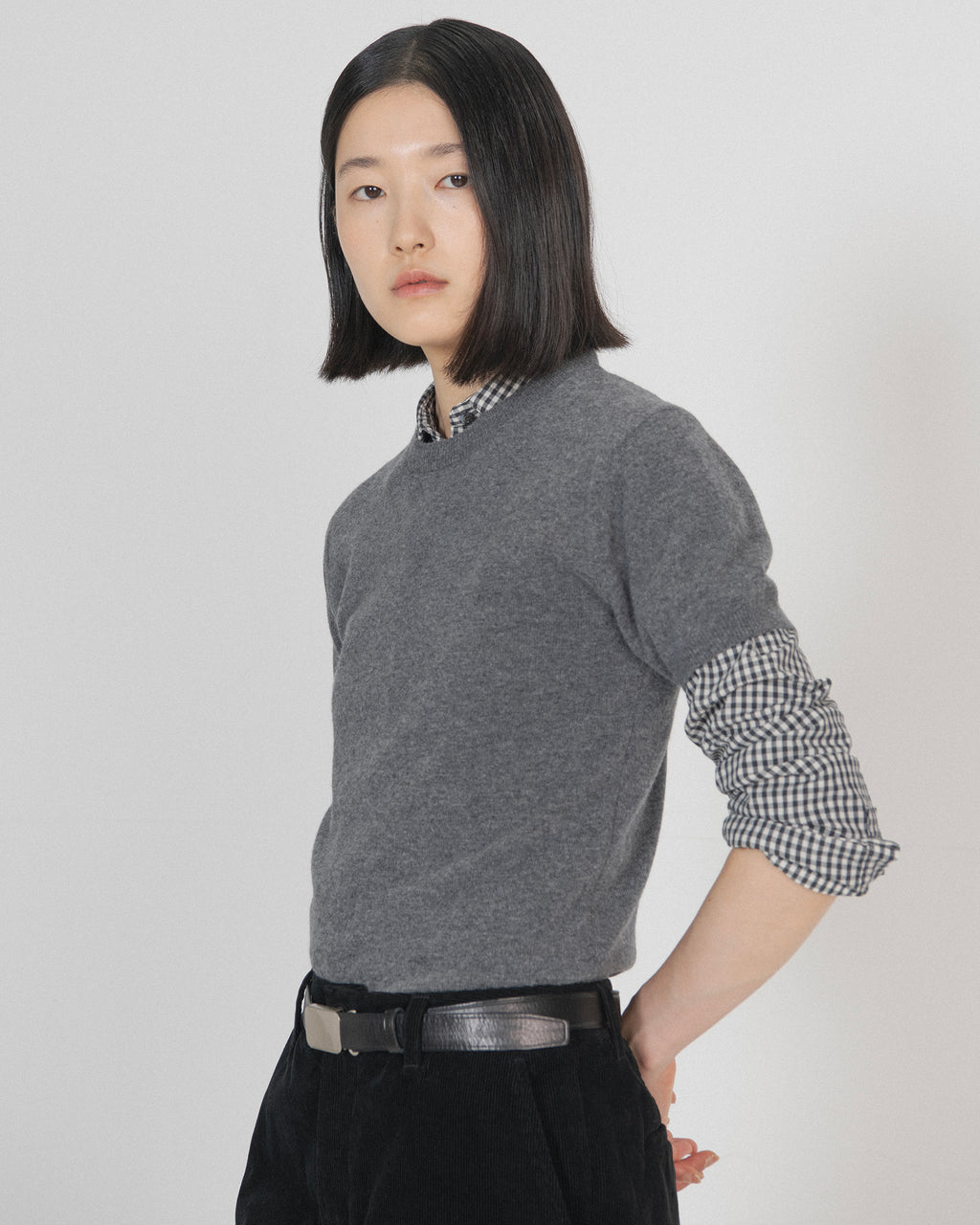 Brownyard - Half Knit (Grey) product image 4 | TRAB K-Fashion Australia