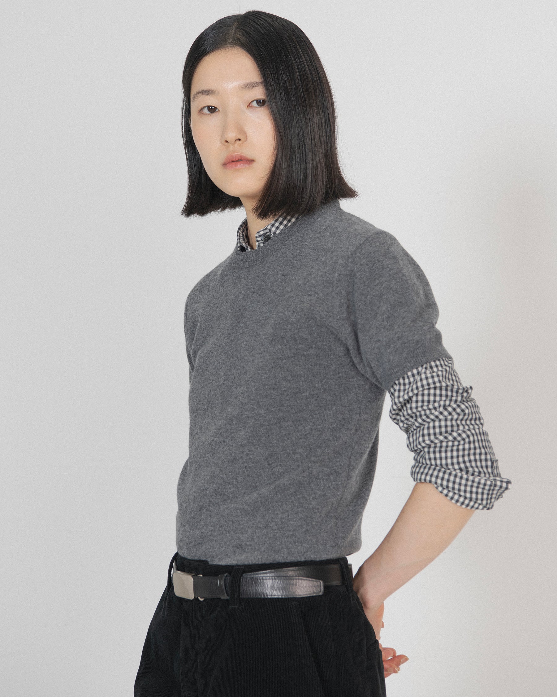 Brownyard - Half Knit (Grey) product image 4 | TRAB K-Fashion Australia