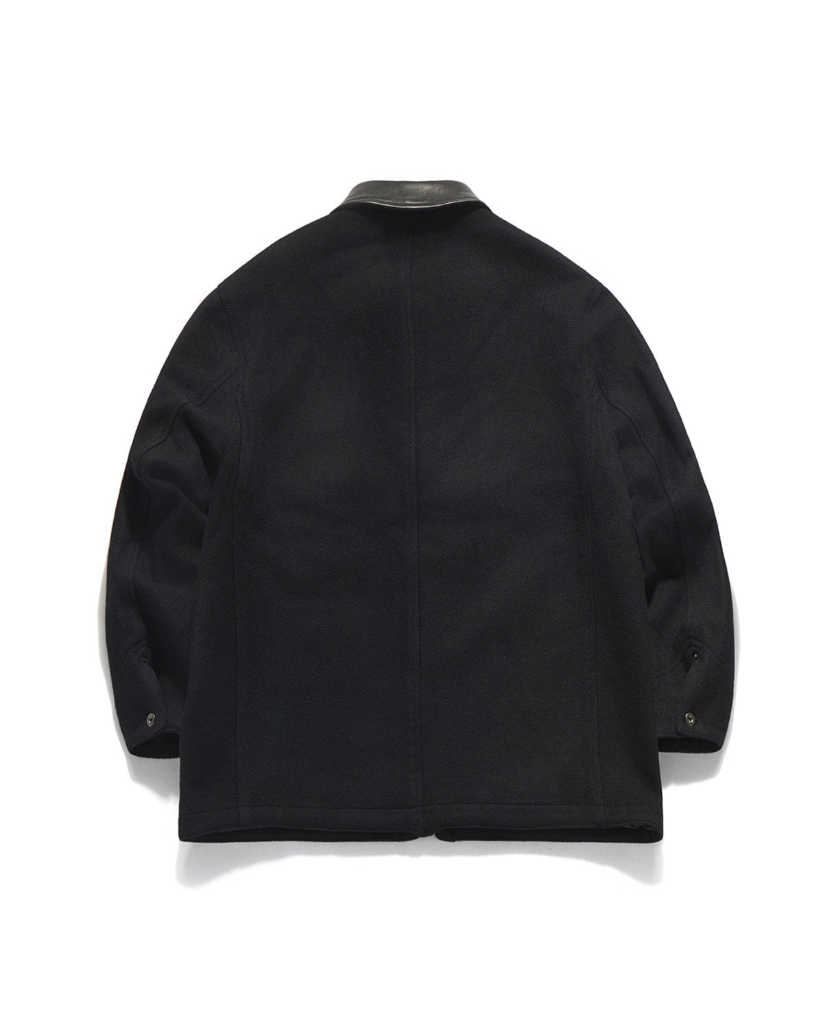 Eastlogue - Workaday Coverall Wool Jacket (Black Melton Wool) product image 2 | TRAB K-Fashion Australia