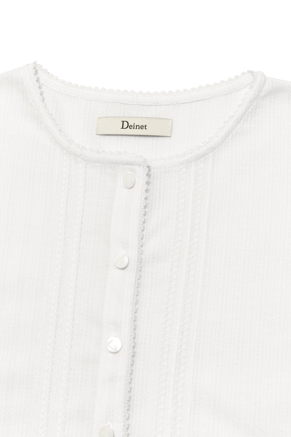 Deinet - [yoon Soap X Deinet] Lace Cardigan (White) product image 3 | TRAB K-Fashion Australia