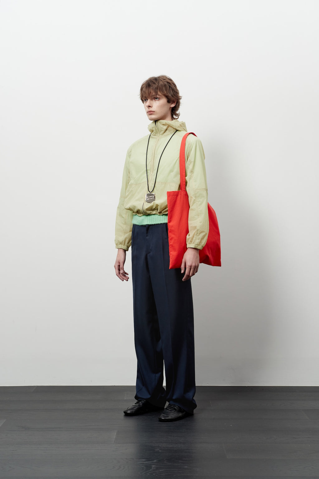 Stu - Round Cut Windbreaker (Beige) product image 1 | TRAB K-Fashion Australia