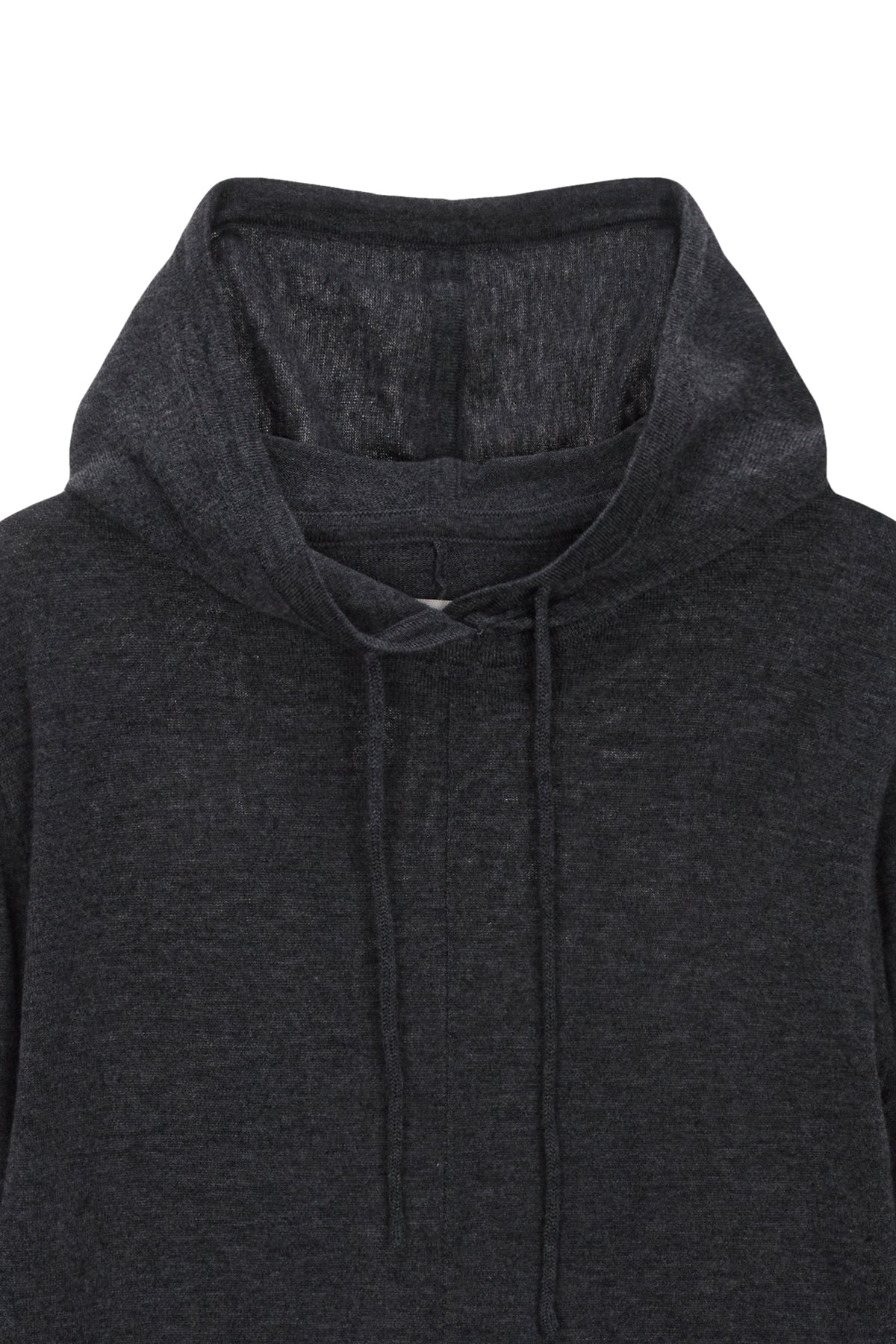 Matin Kim - Plain Slim Knit Hoody (Charcoal) product image 3 | TRAB K-Fashion Australia