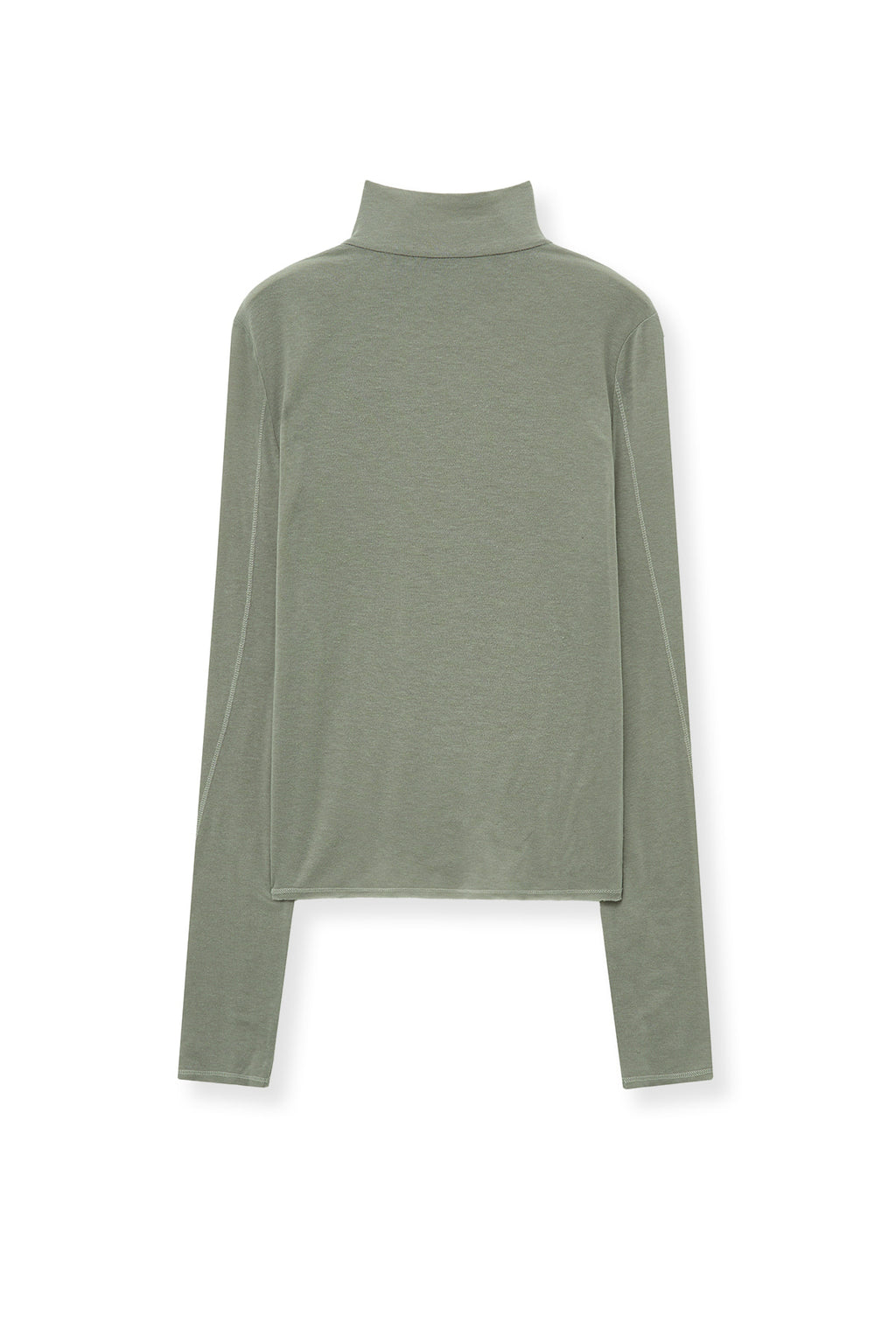 Matin Kim - Button Slit Half Neck Top (Beige) product image 3 | TRAB K-Fashion Australia