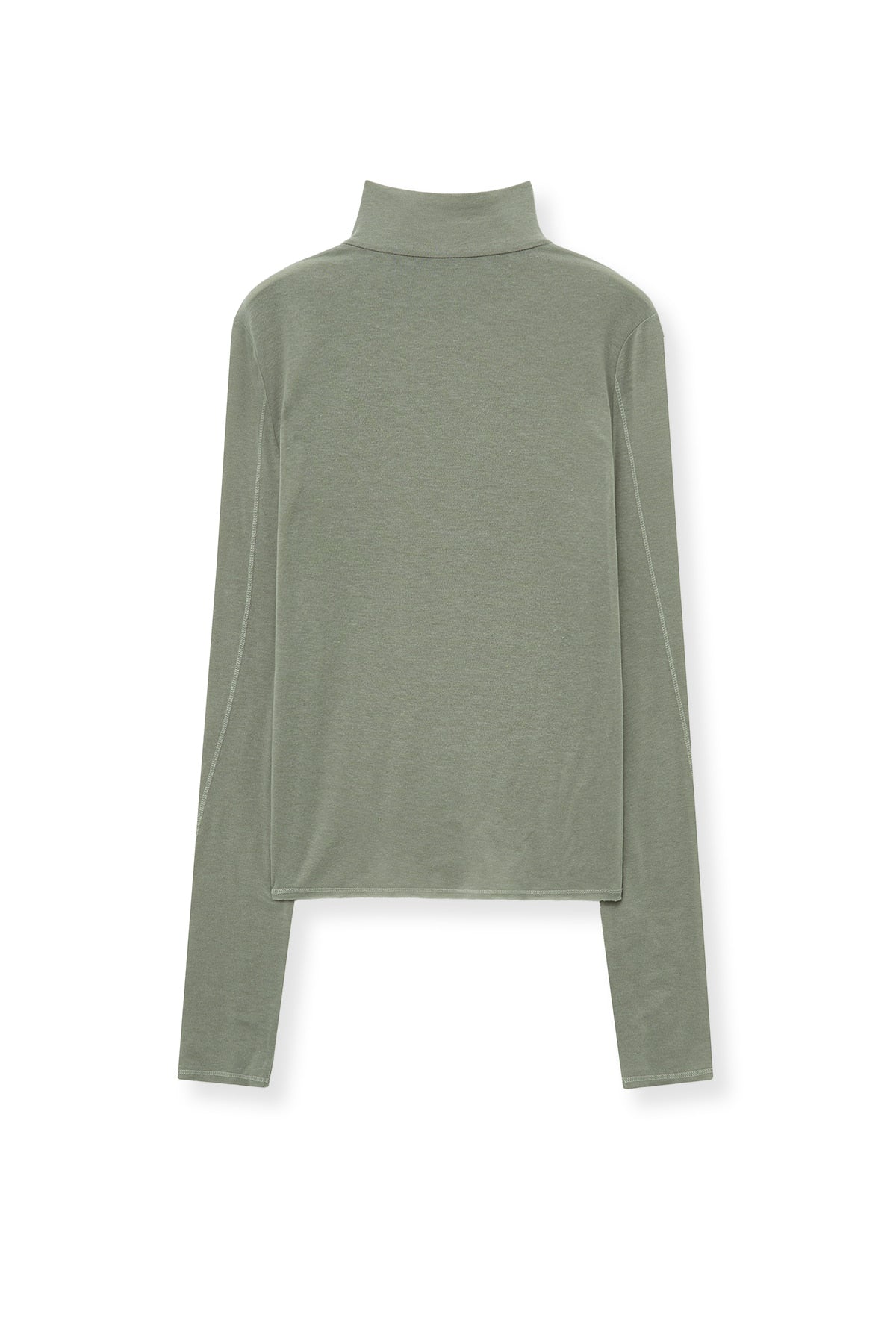 Matin Kim - Button Slit Half Neck Top (Beige) product image 3 | TRAB K-Fashion Australia