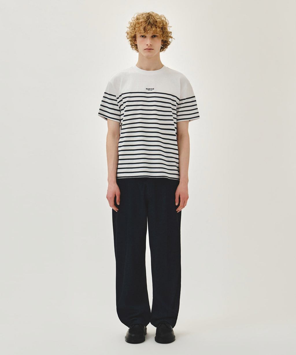 Marithe & Francois Girbaud - Block Stripe Tee (Navy) product image 5 | TRAB K-Fashion Australia