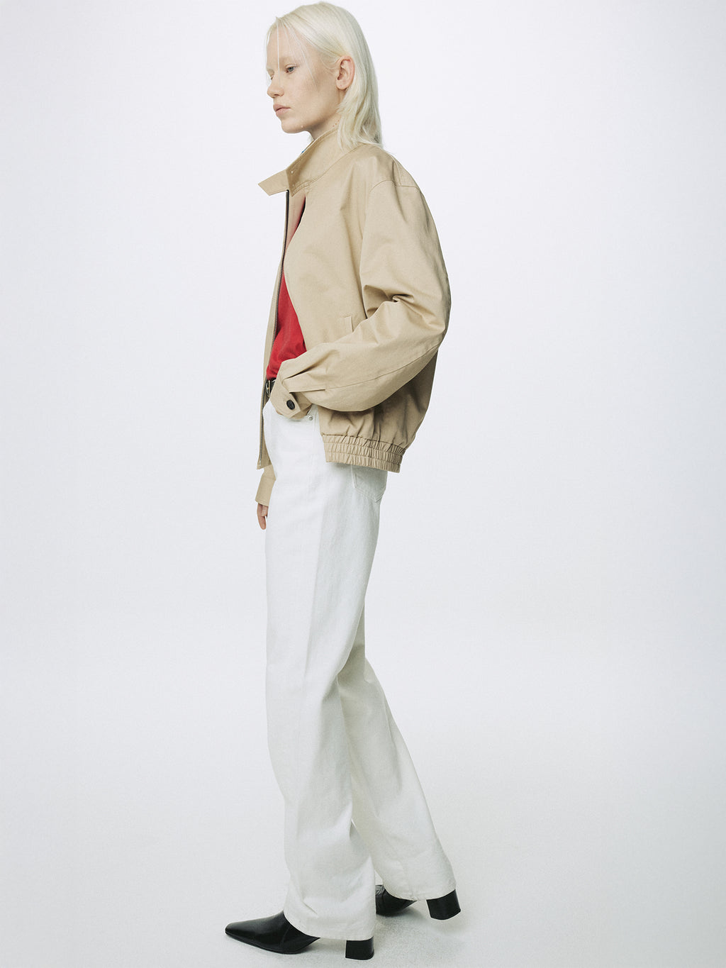 Tonywack - Twisted Seam Straight-Leg Denim Jeans (Off White) product image 6 | TRAB K-Fashion Australia