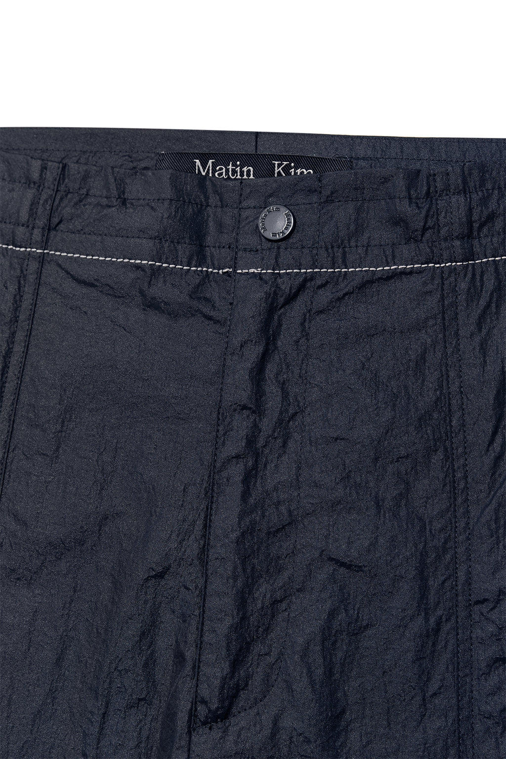 Matin Kim - Stitch Point Nylon Pants (Navy) product image 3 | TRAB K-Fashion Australia