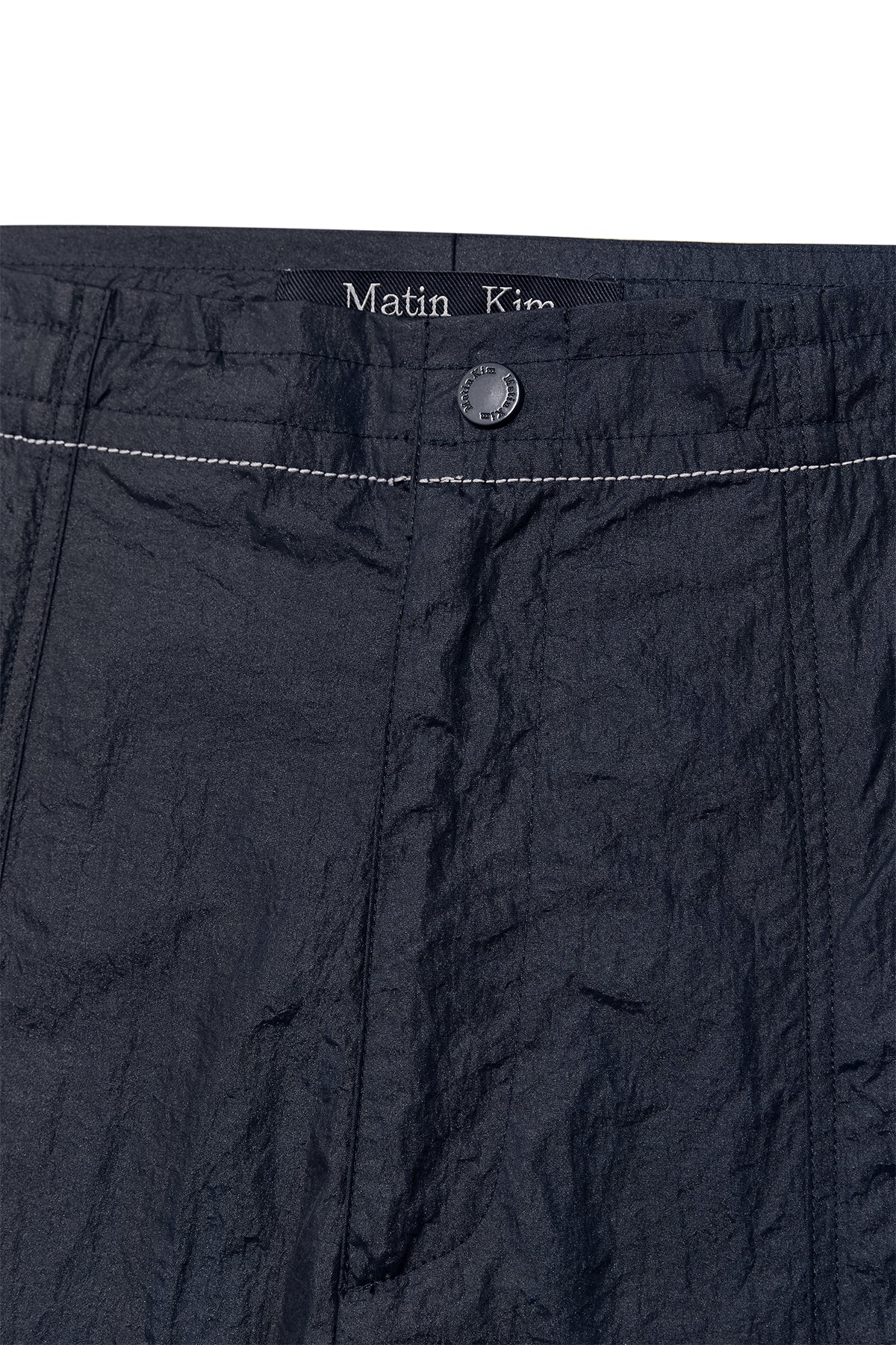 Matin Kim - Stitch Point Nylon Pants (Navy) product image 3 | TRAB K-Fashion Australia
