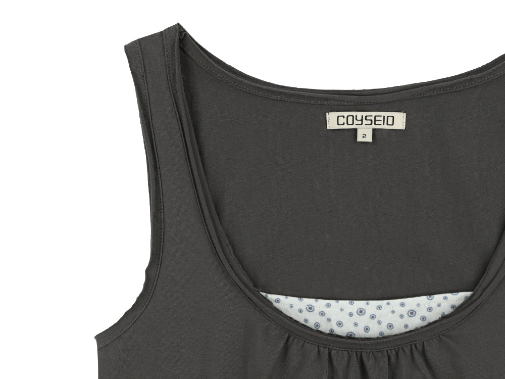 Coyseio - Dudu Layered Sleeveless (Charcoal) product image 12 | TRAB K-Fashion Australia