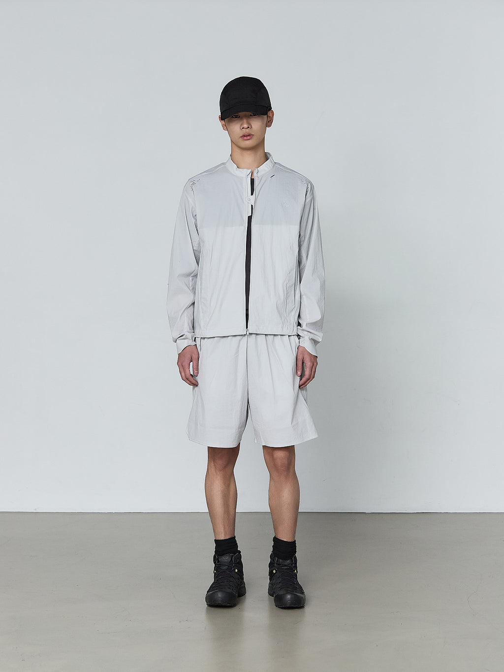 San San Gear - Laser Weld Jacket (Light Grey) product image 2 | TRAB K-Fashion Australia