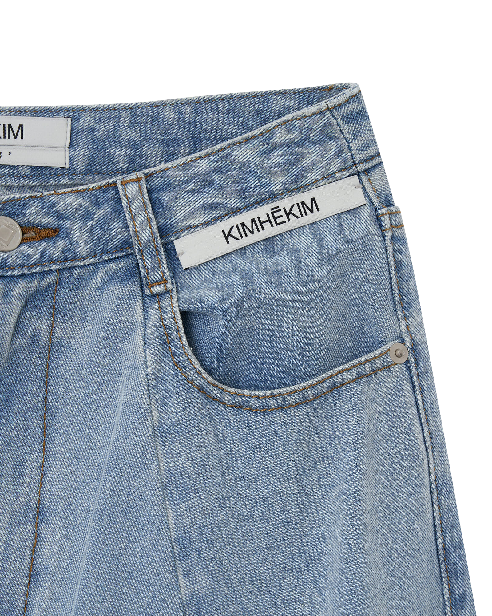 Kimhe Kim - Balloon Denim Pants (Sky Blue) product image 4 | TRAB K-Fashion Australia