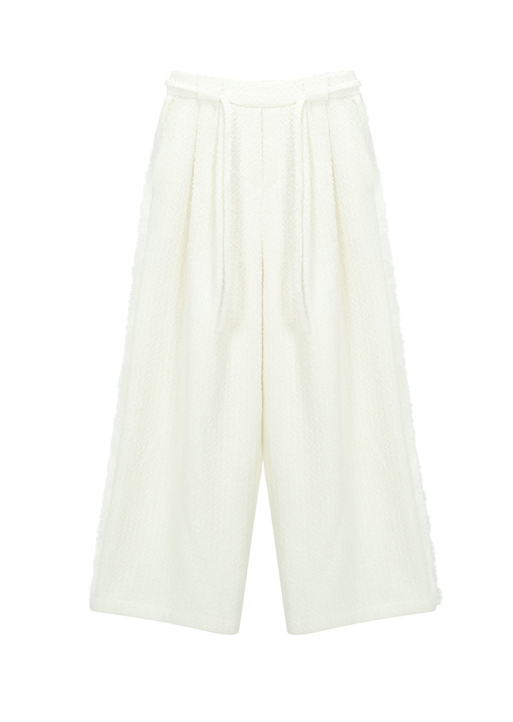 Matin Kim - Tweed String Wide Trouser (Black) product image 11 | TRAB K-Fashion Australia