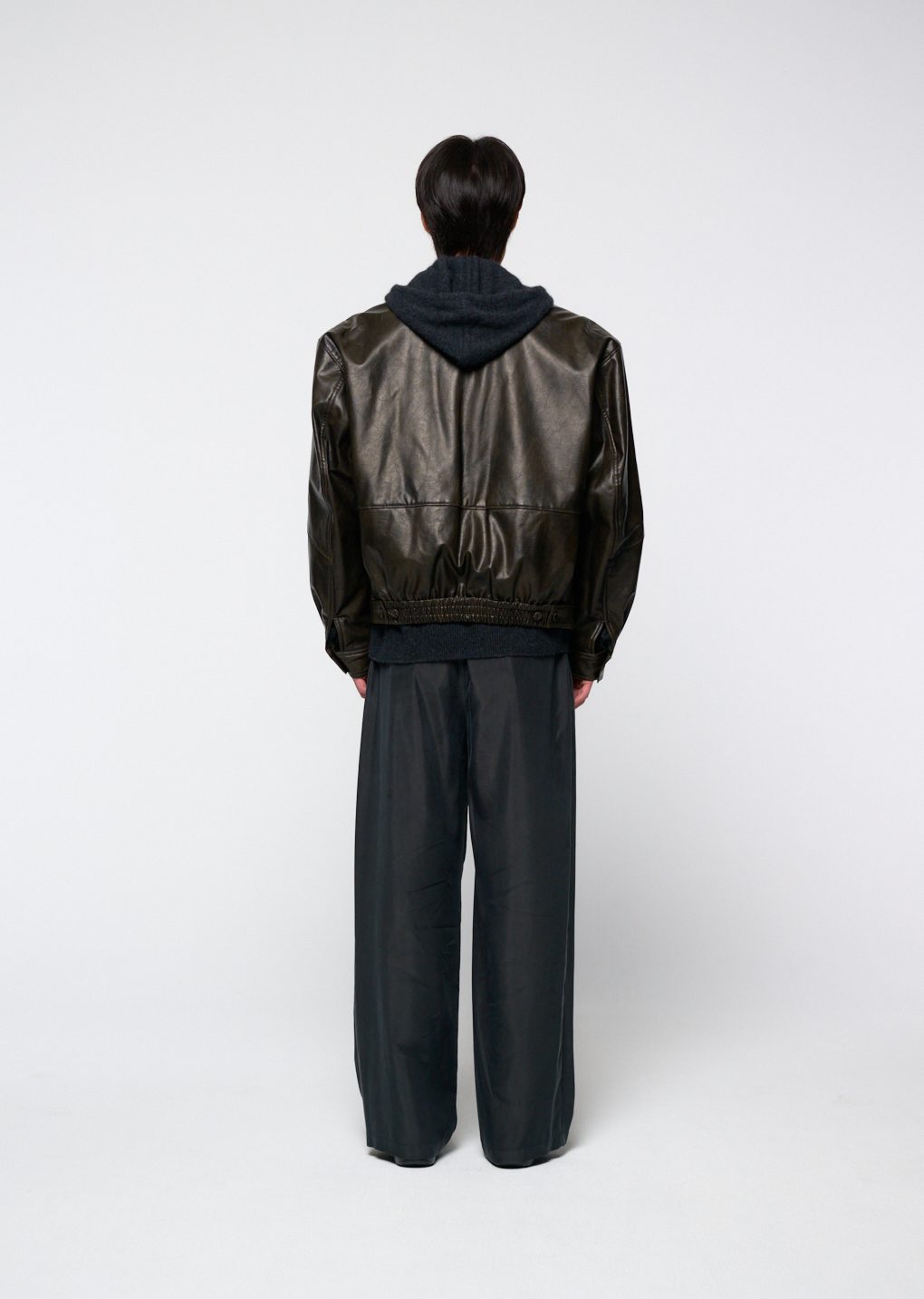 Amomento - Synthetic leather blouson (Black) product image 4 | TRAB K-Fashion Australia