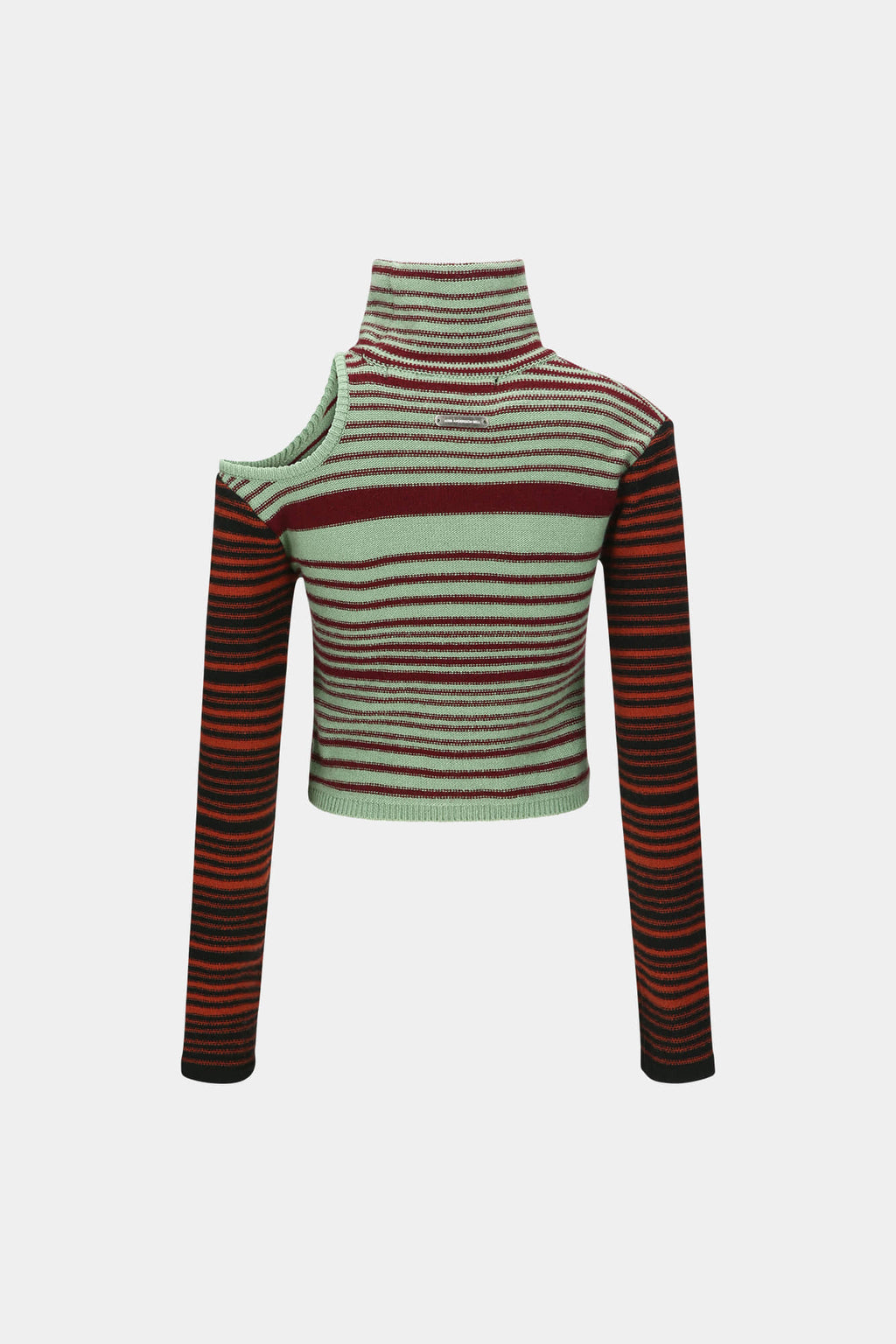 Andersson Bell - Elodie Multi Stripe Cut-Out Top (Green) product image 9 | TRAB K-Fashion Australia