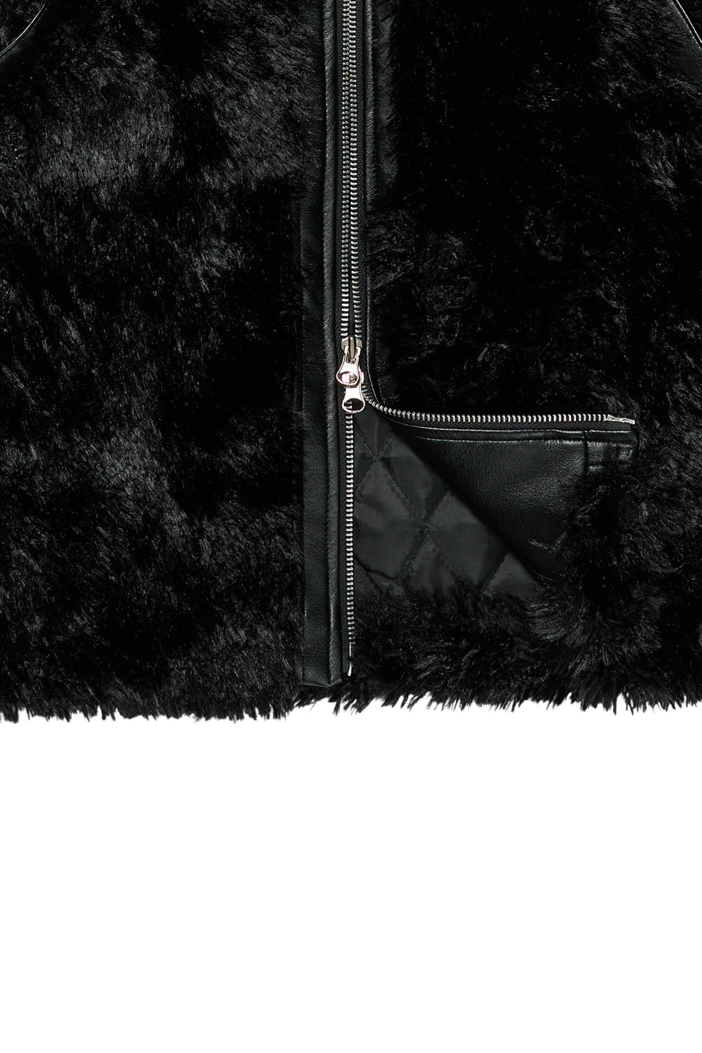 Deinet - Bizzo Point Faux Fur Jumper (Black) product image 16 | TRAB K-Fashion Australia