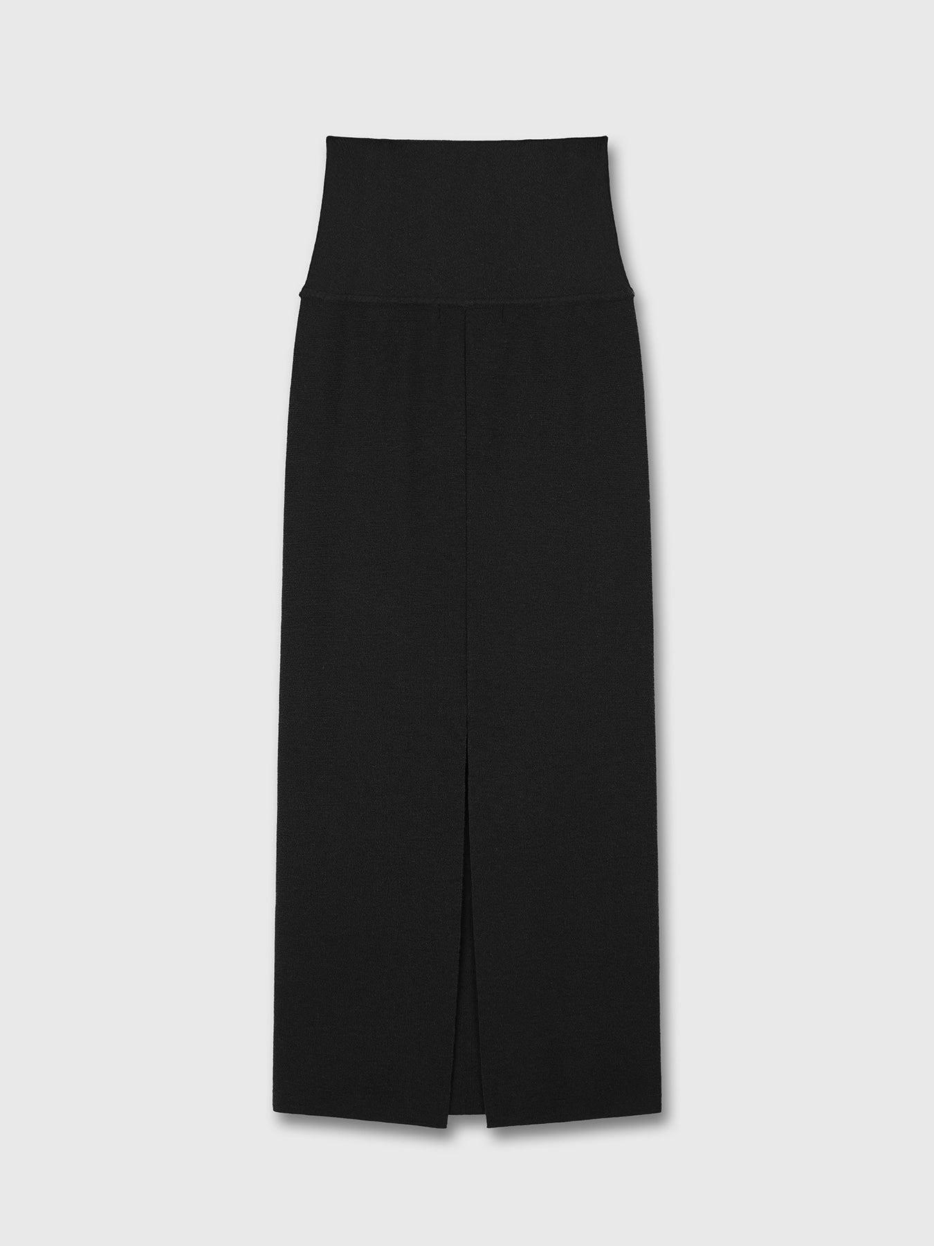Tonywack - Mercerized Wool Knit Maxi Skirt (Black) product image 11 | TRAB K-Fashion Australia