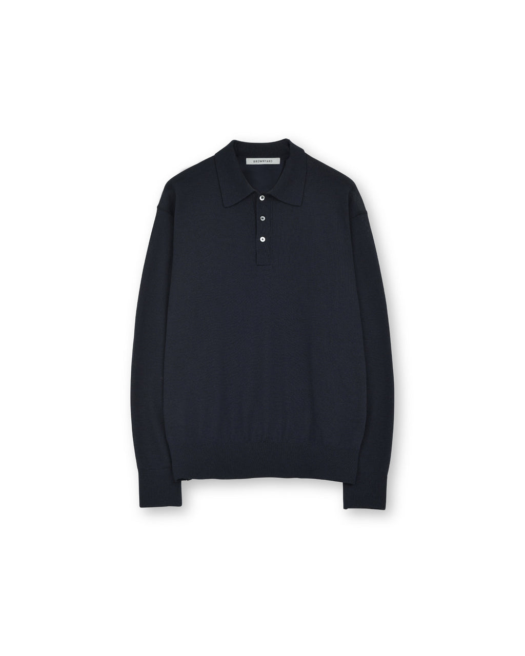 Brownyard - Knit Pique Shirt (Dark Navy) product image 5 | TRAB K-Fashion Australia