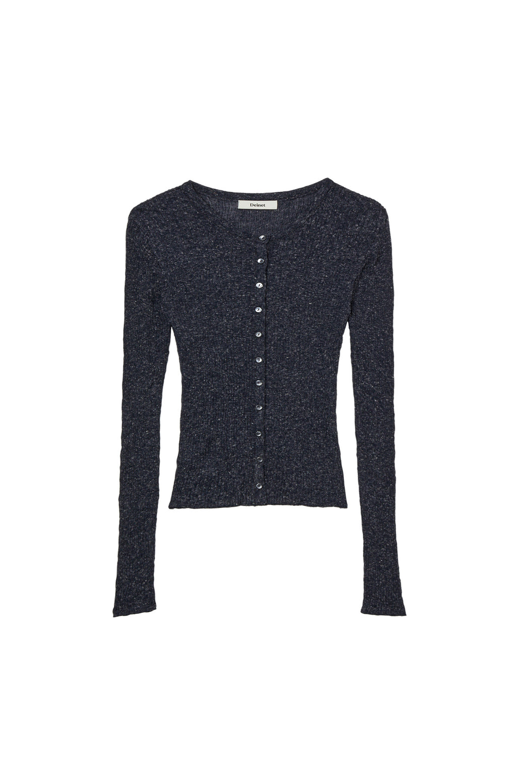 Deinet - Button Point Pleats Cardigan (Charcoal) product image 1 | TRAB K-Fashion Australia