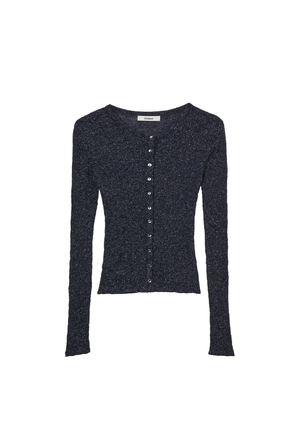 Deinet - Button Point Pleats Cardigan (Charcoal) product image 1 | TRAB K-Fashion Australia