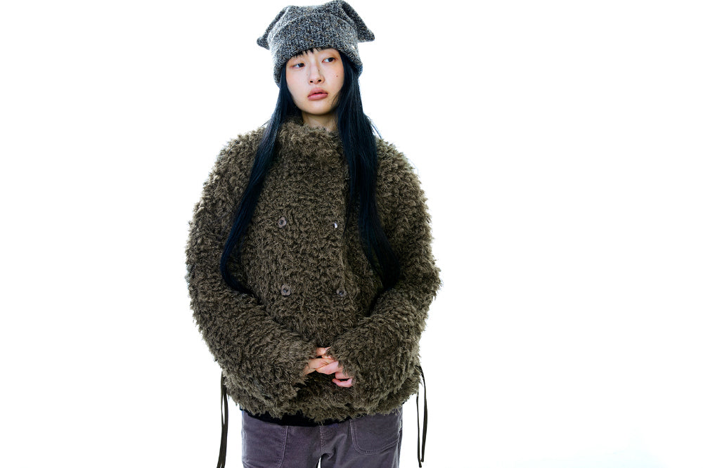 Coyseio - Hairy Fur Jacket (Brown) product image 9 | TRAB K-Fashion Australia