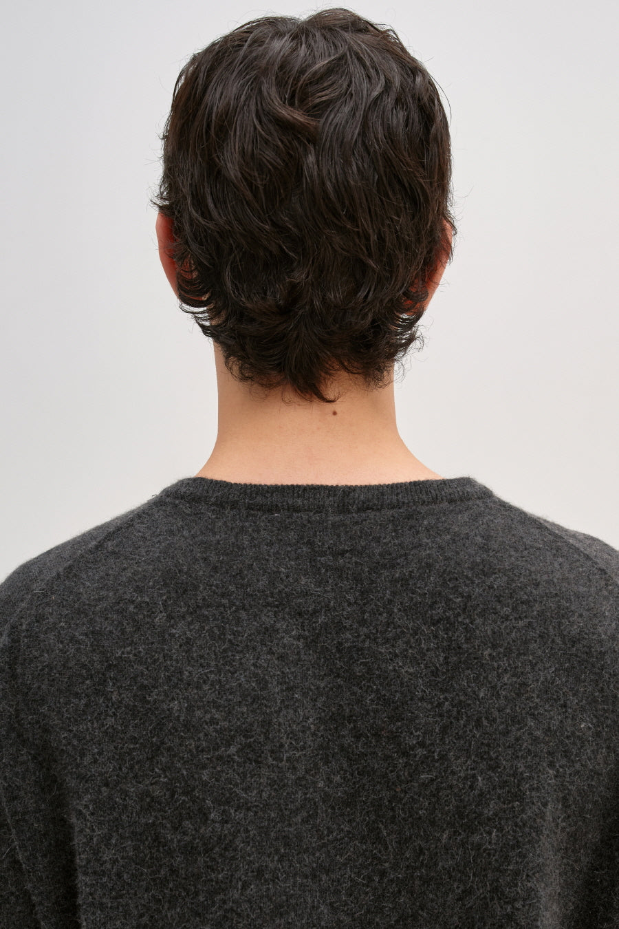 Insilence - Raccoon Crew Neck Knit (Charcoal) product image 5 | TRAB K-Fashion Australia
