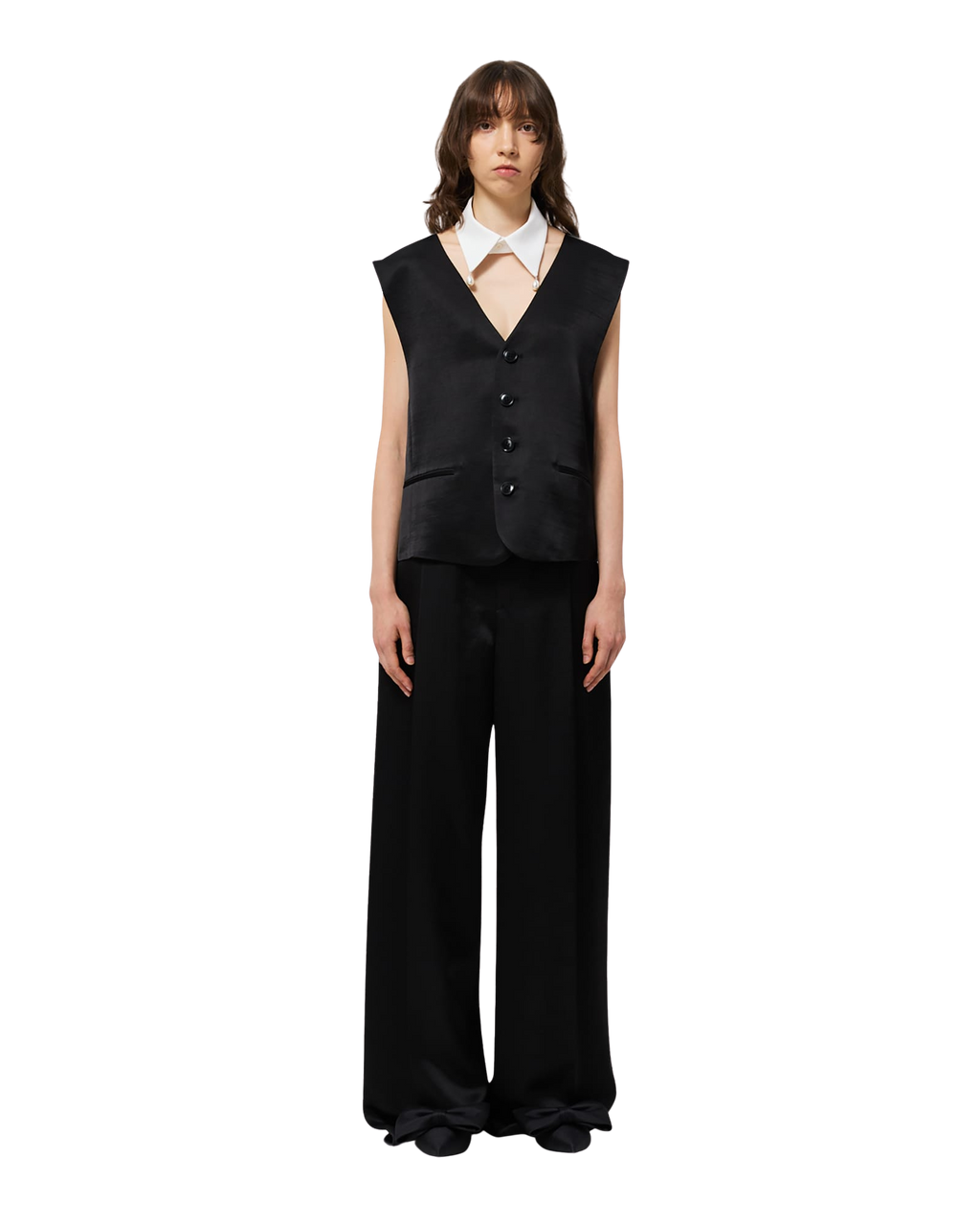Kimhe Kim - Belted Wide Pants (Black) product image 13 | TRAB K-Fashion Australia