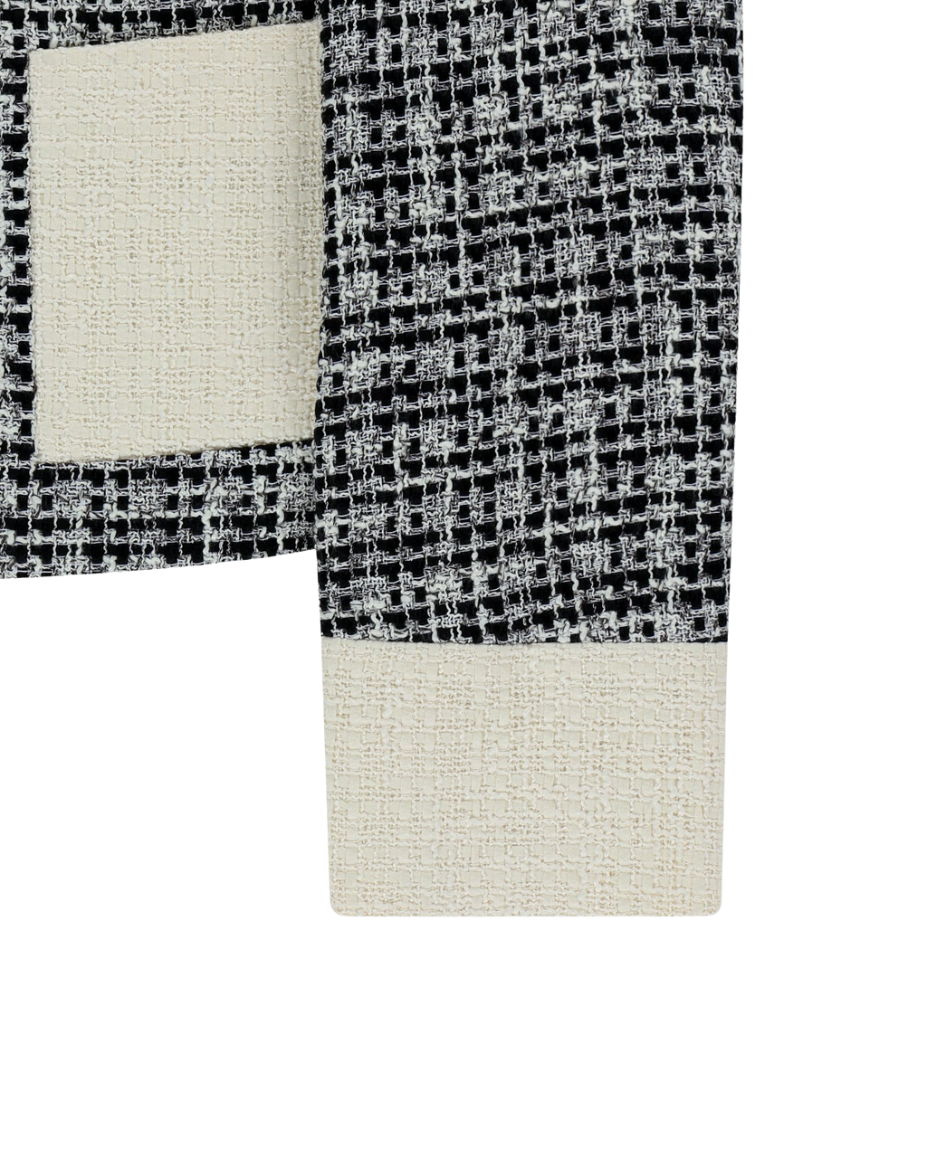 Kimhe Kim - Malevich Cropped Tweed Jacket (Black/White) product image 16 | TRAB K-Fashion Australia