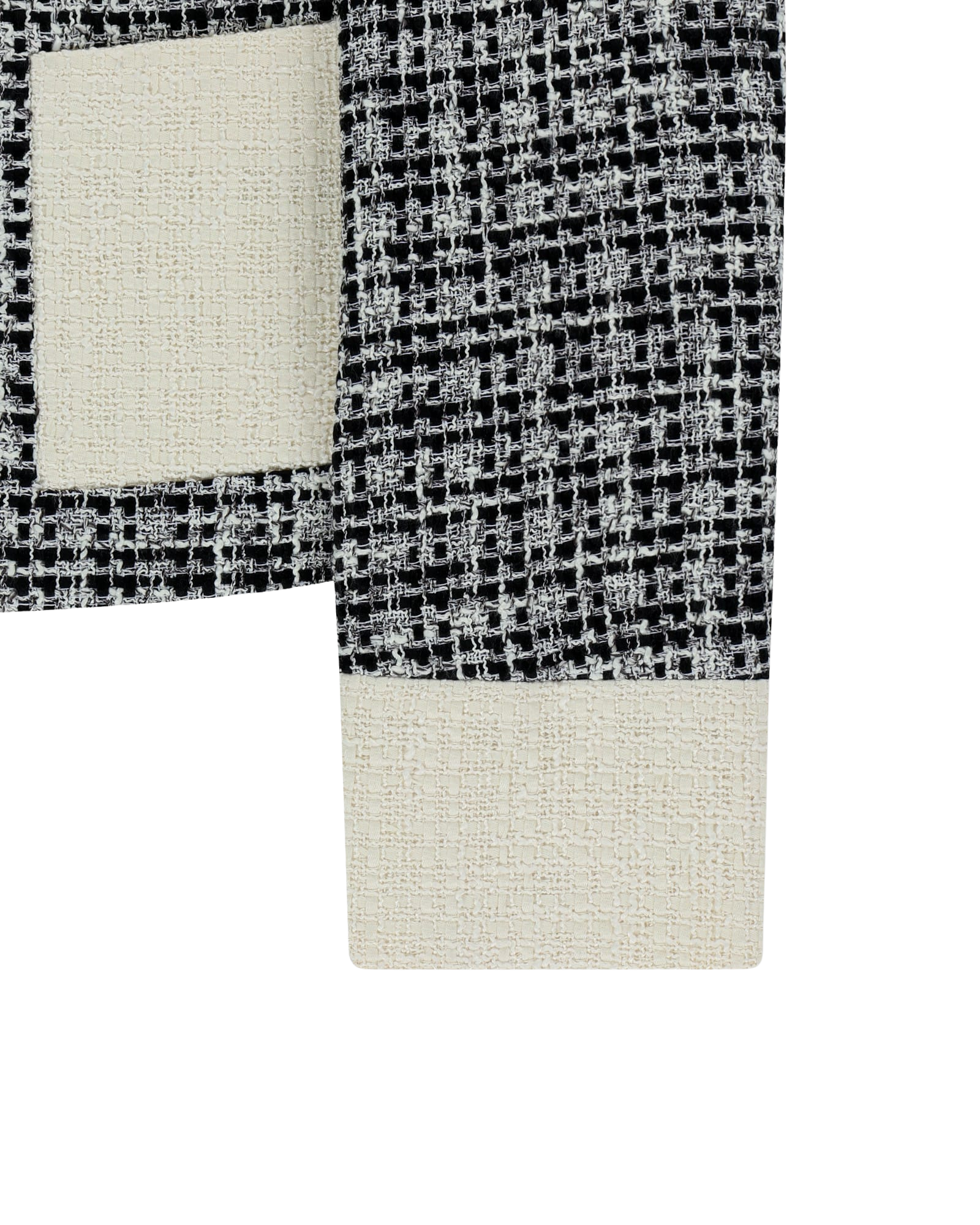 Kimhe Kim - Malevich Cropped Tweed Jacket (Black/White) product image 16 | TRAB K-Fashion Australia
