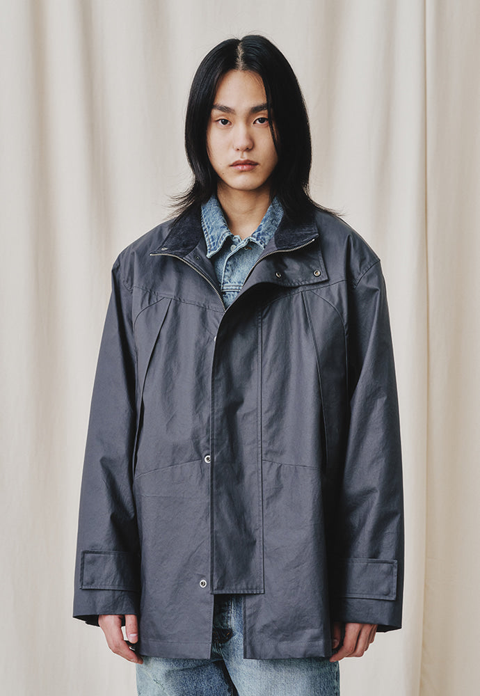 Art if acts - British Waxed Monster Parka (Charcoal) product image 7 | TRAB K-Fashion Australia