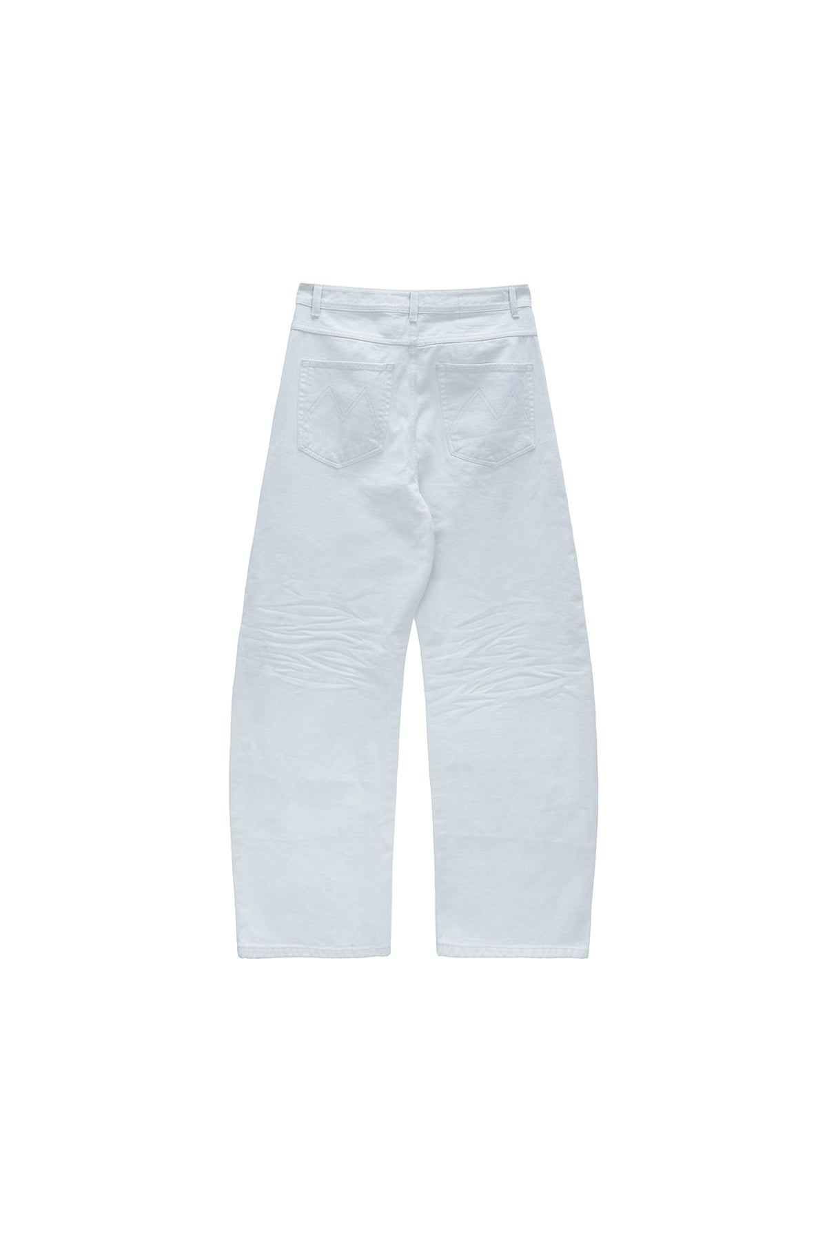 Matin Kim - Wide Cut Point Denim Pants (Light Blue) product image 2 | TRAB K-Fashion Australia