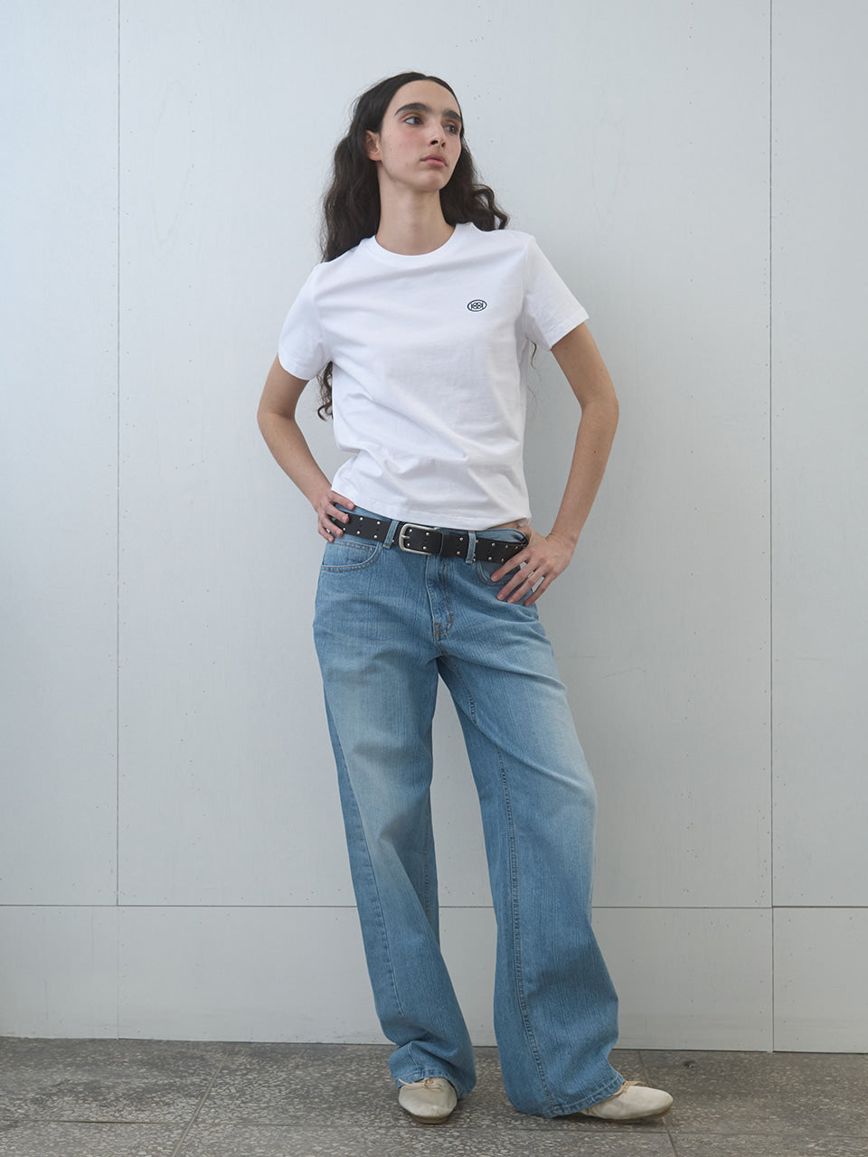 Kijun - Logo Tee (White) product image 6 | TRAB K-Fashion Australia
