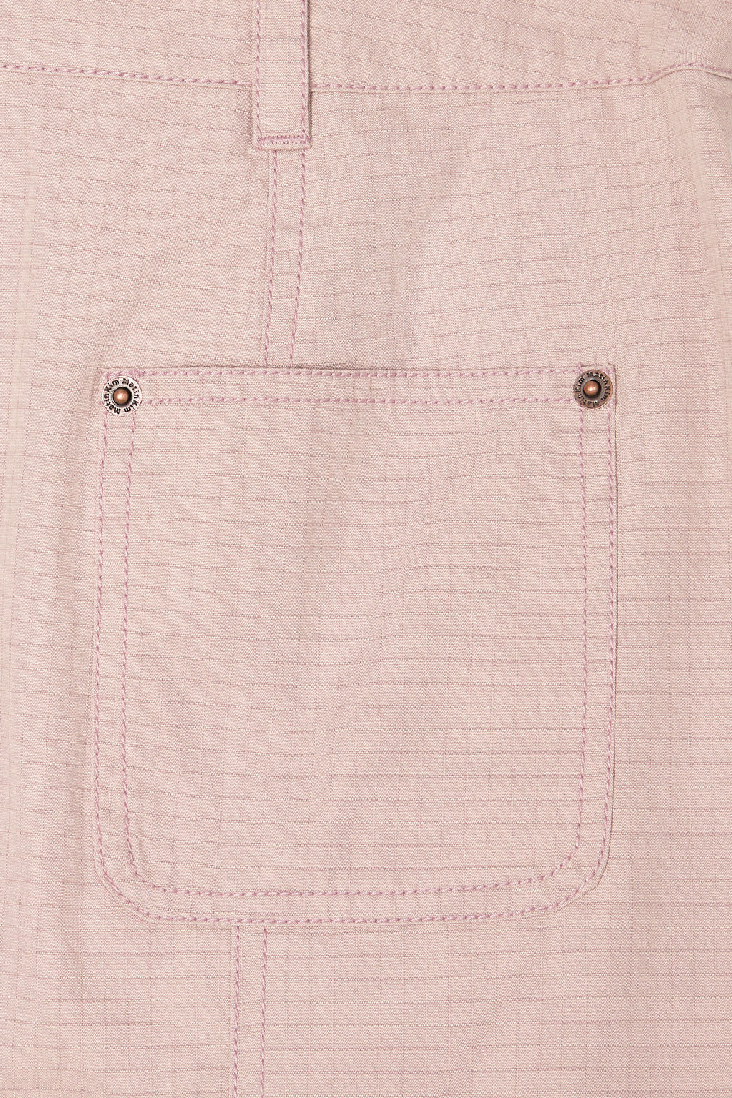 Matin Kim - Pocket Foldover Wrap Mini Skirt (Indian Pink) product image 4 | TRAB K-Fashion Australia