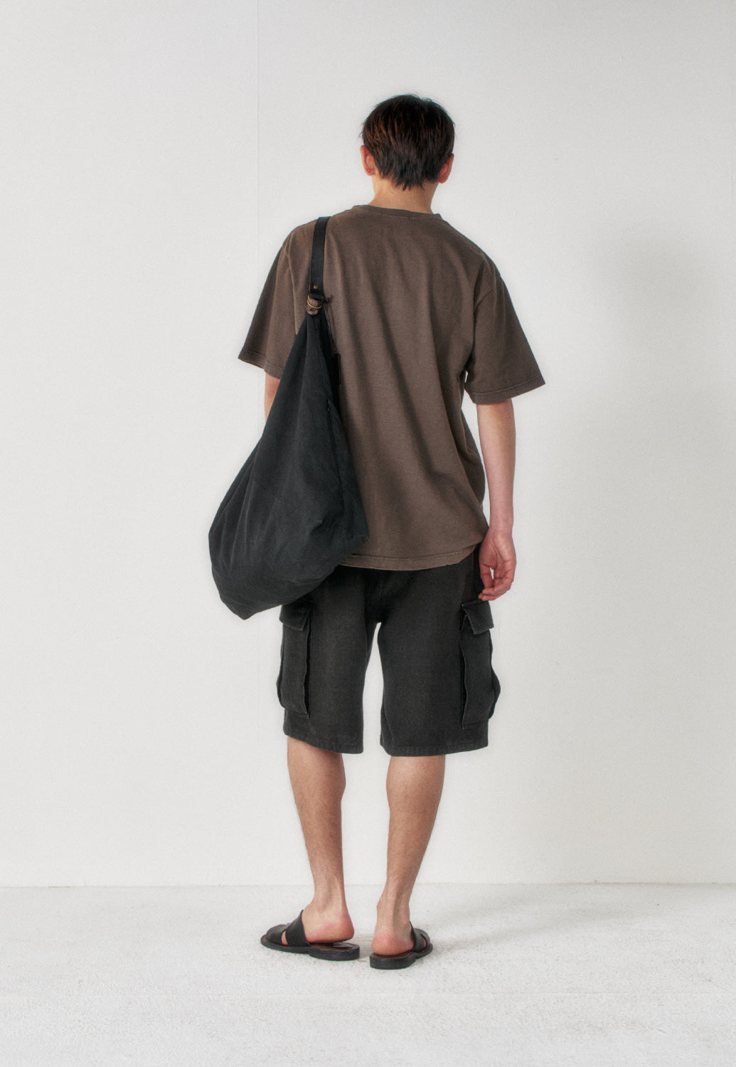 Art if acts - Garment Dyed Slub Pocket T-Shirt (Charcoal) product image 3 | TRAB K-Fashion Australia