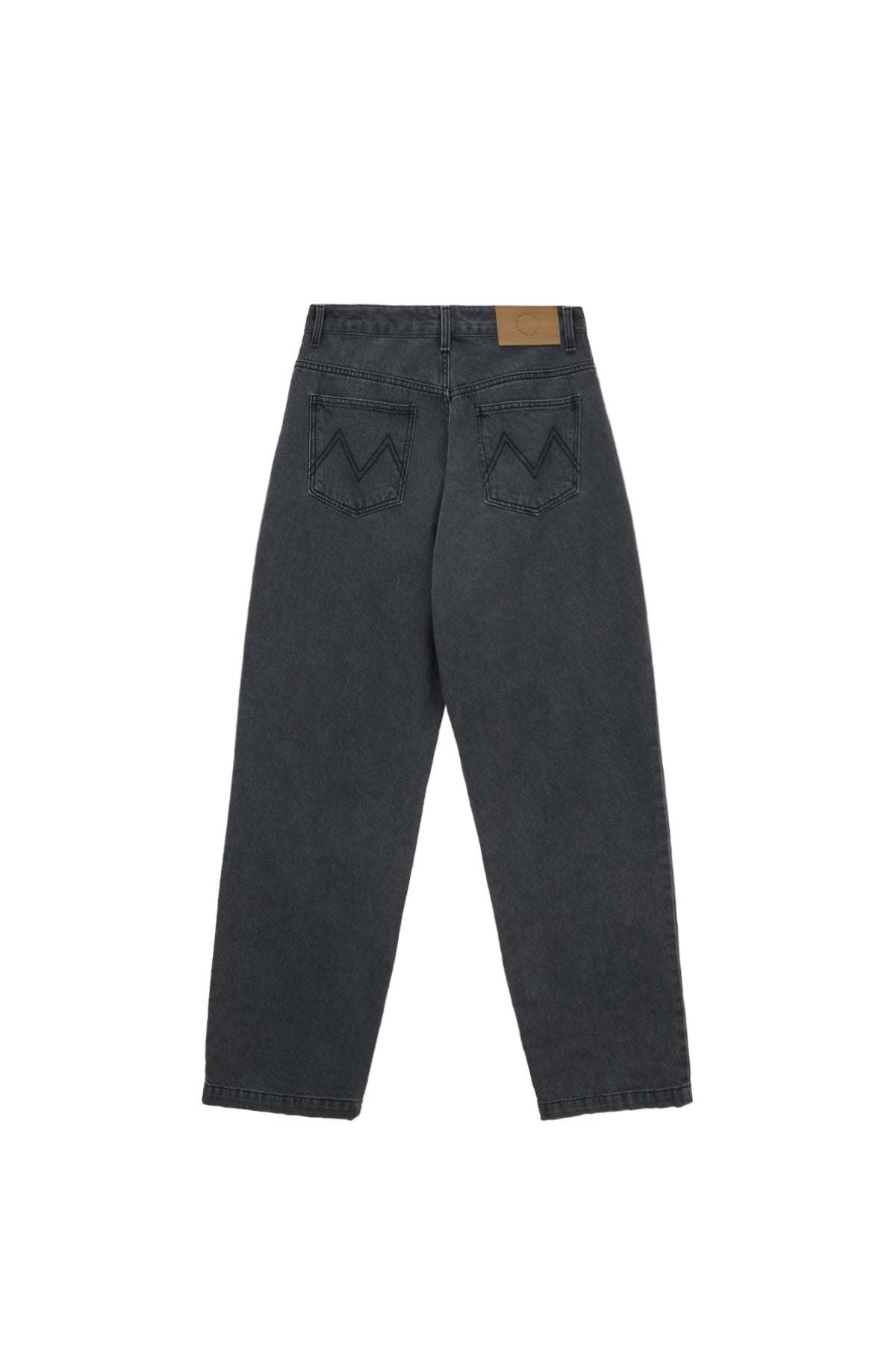 Matin Kim - Knee Pocket Damage Denim Pants (Grey) product image 2 | TRAB K-Fashion Australia