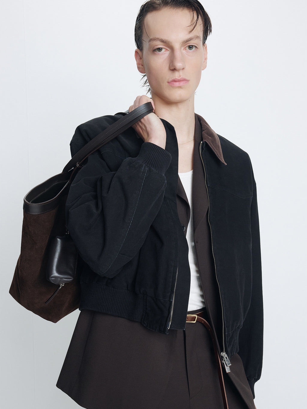 Tonywack - Garment Washed Western Bomber (Faded Black) product image 4 | TRAB K-Fashion Australia