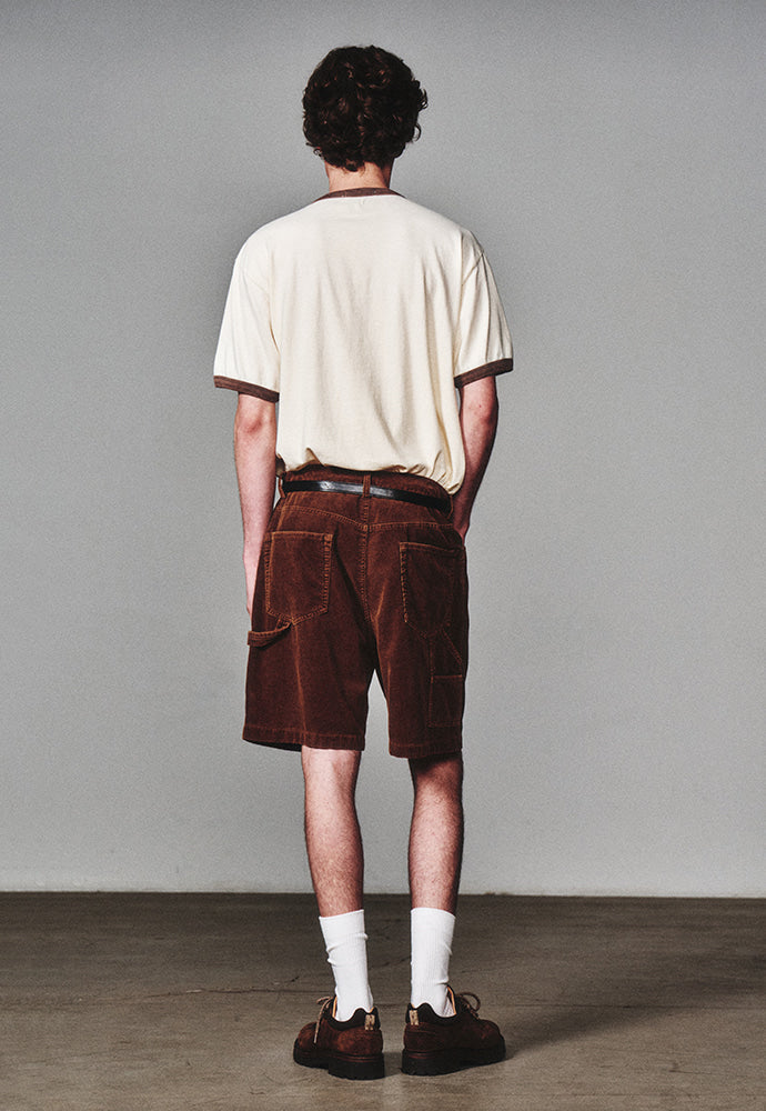 Art if acts - Ringer Tee (Cream/Mud) product image 3 | TRAB K-Fashion Australia