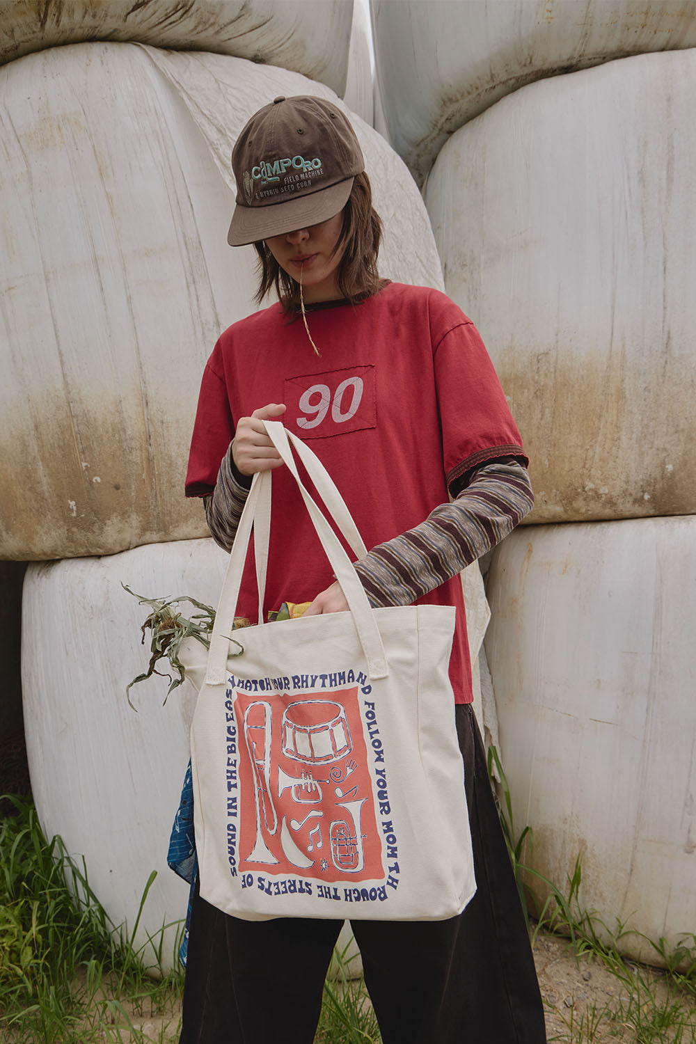 Hatchingroom - Sound Garden Eco-Bag (Natural) product image 8 | TRAB K-Fashion Australia