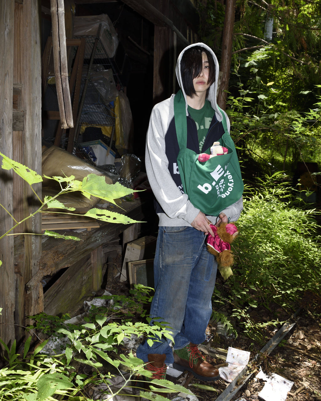 San San Gear - San San X B.E Swirl Bag (Green) product image 1 | TRAB K-Fashion Australia