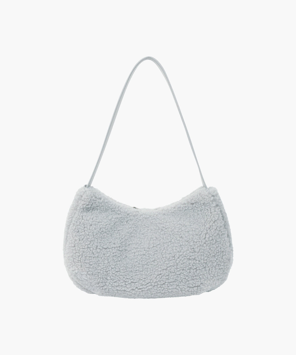 Marithe & Francois Girbaud - Fur Mini Tote Bag (Sky Blue) product image 3 | TRAB K-Fashion Australia