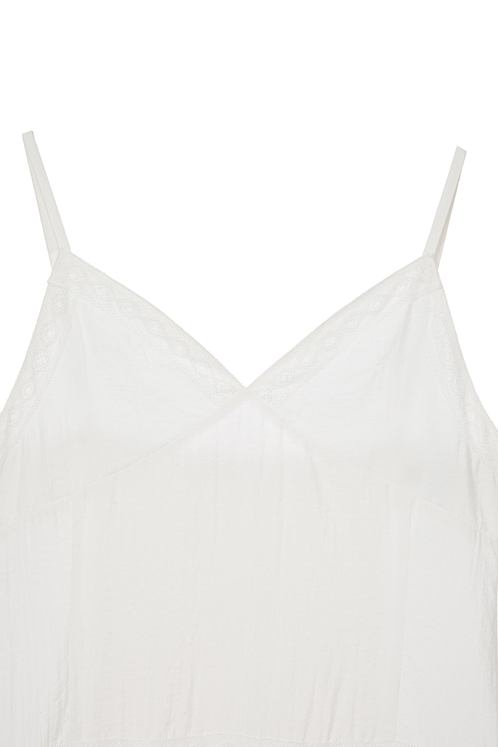 Deinet - Deinet Shirring Sleeveless Dress (White) product image 3 | TRAB K-Fashion Australia