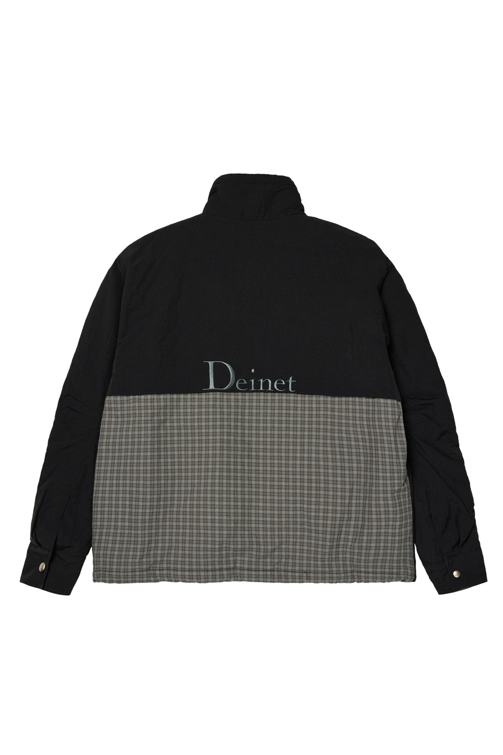 Deinet - Deinet Check Contrast Bomber Jacket (Black) product image 13 | TRAB K-Fashion Australia