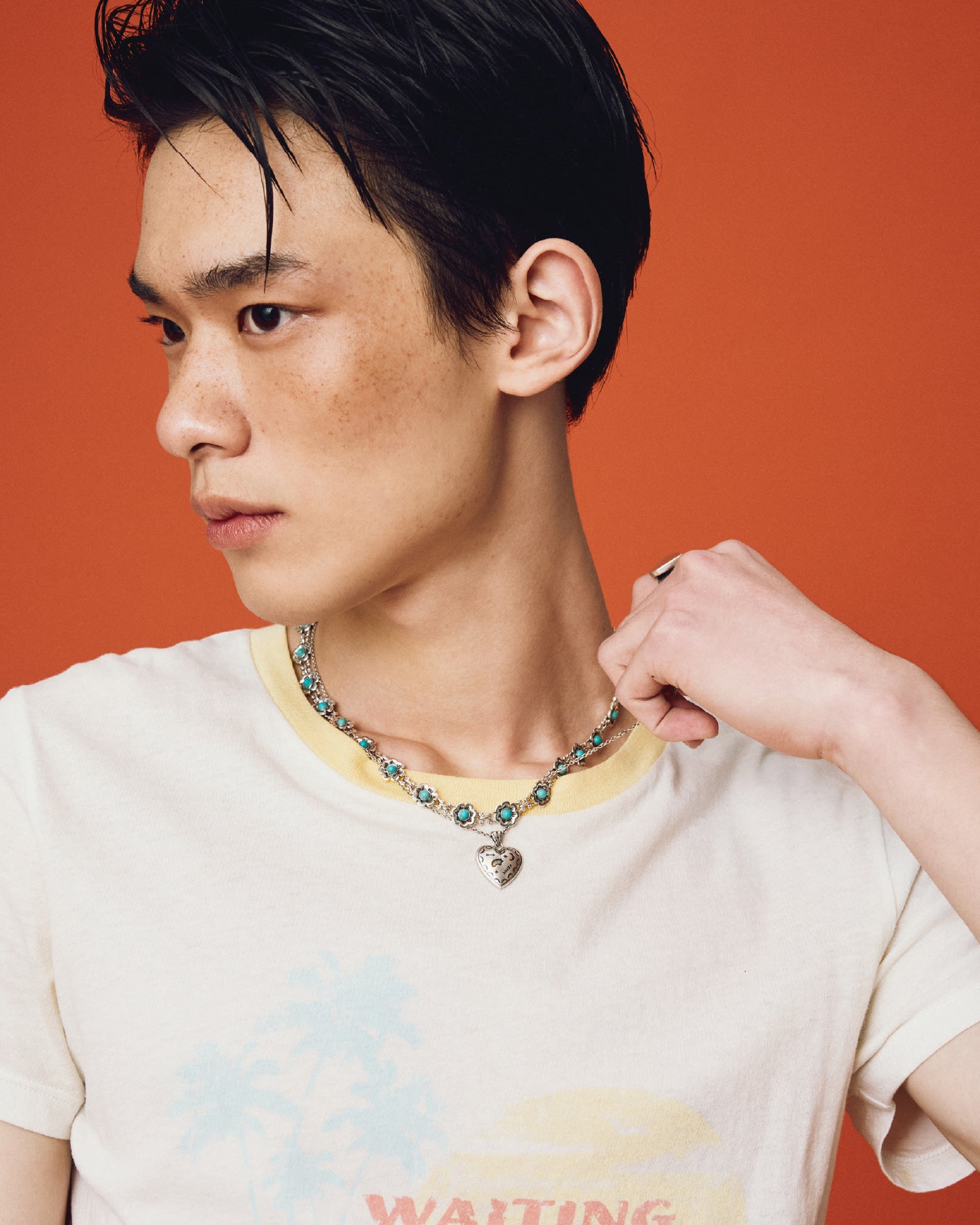Numbering - Navajo Symbol Heart Pendant Necklace #6762 product image 3 | TRAB K-Fashion Australia