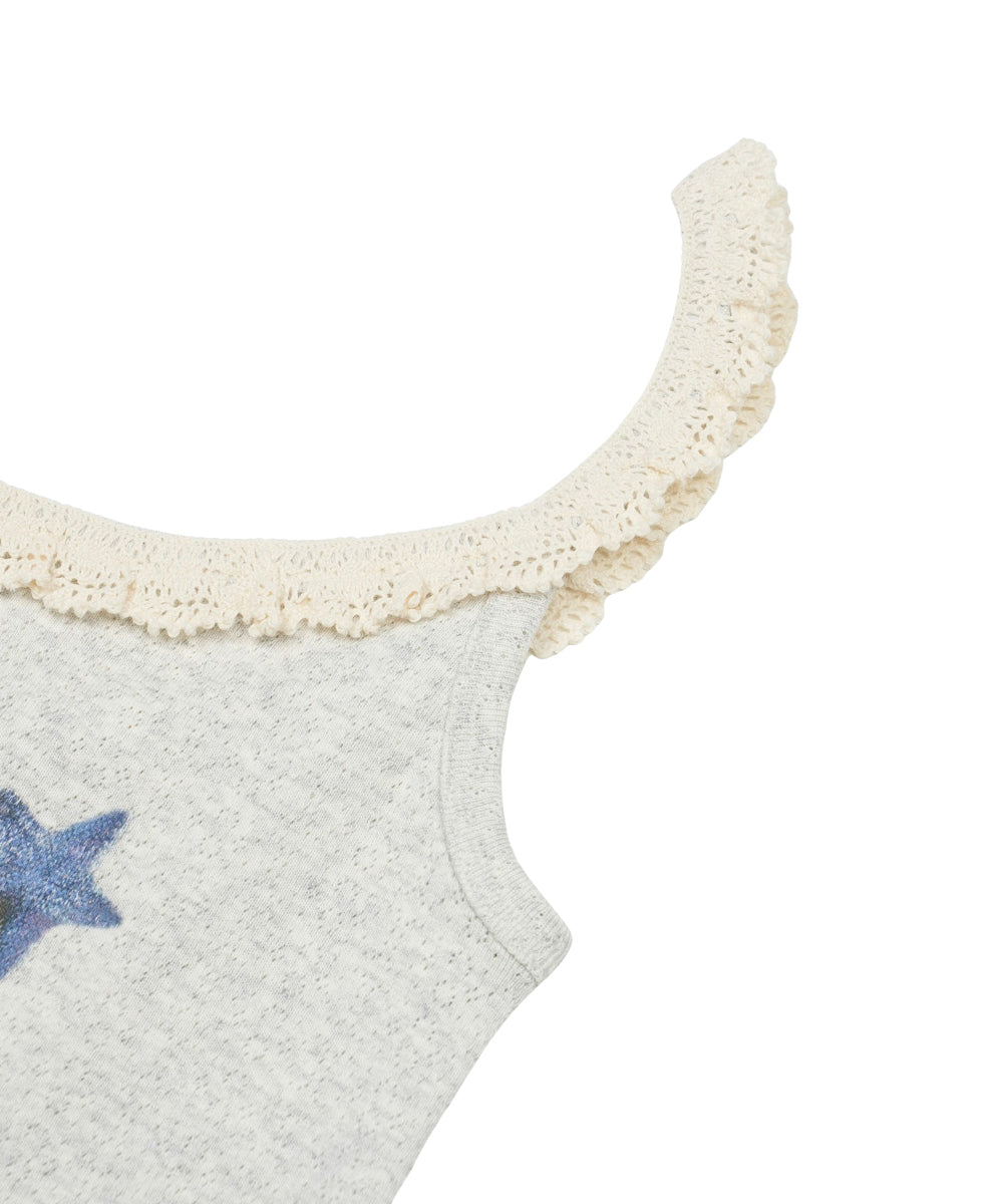 Coyseio - Vintage Puppy Lace Sleeveless Light Melange product image 17 | TRAB K-Fashion Australia